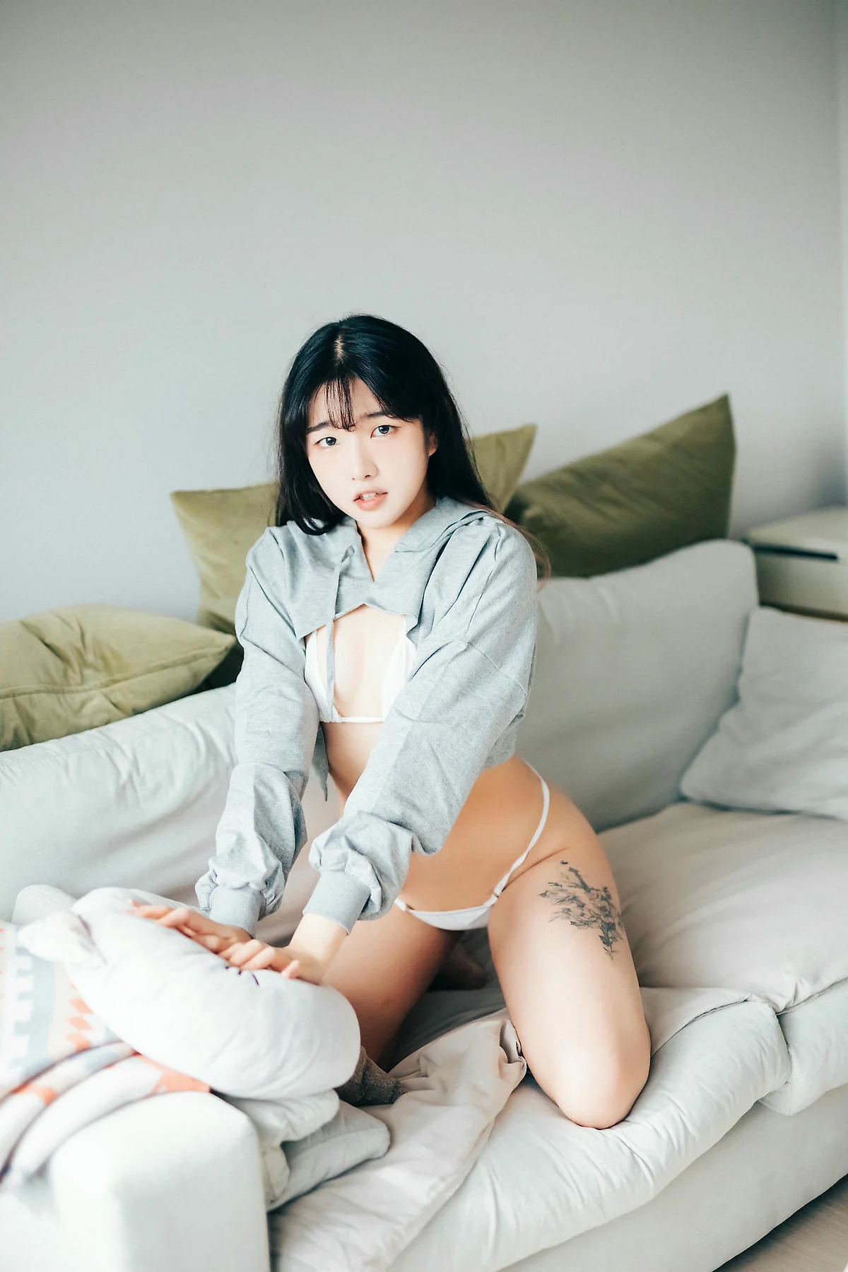 Loozy No.066 SonSon少女湿身白丝 - 8