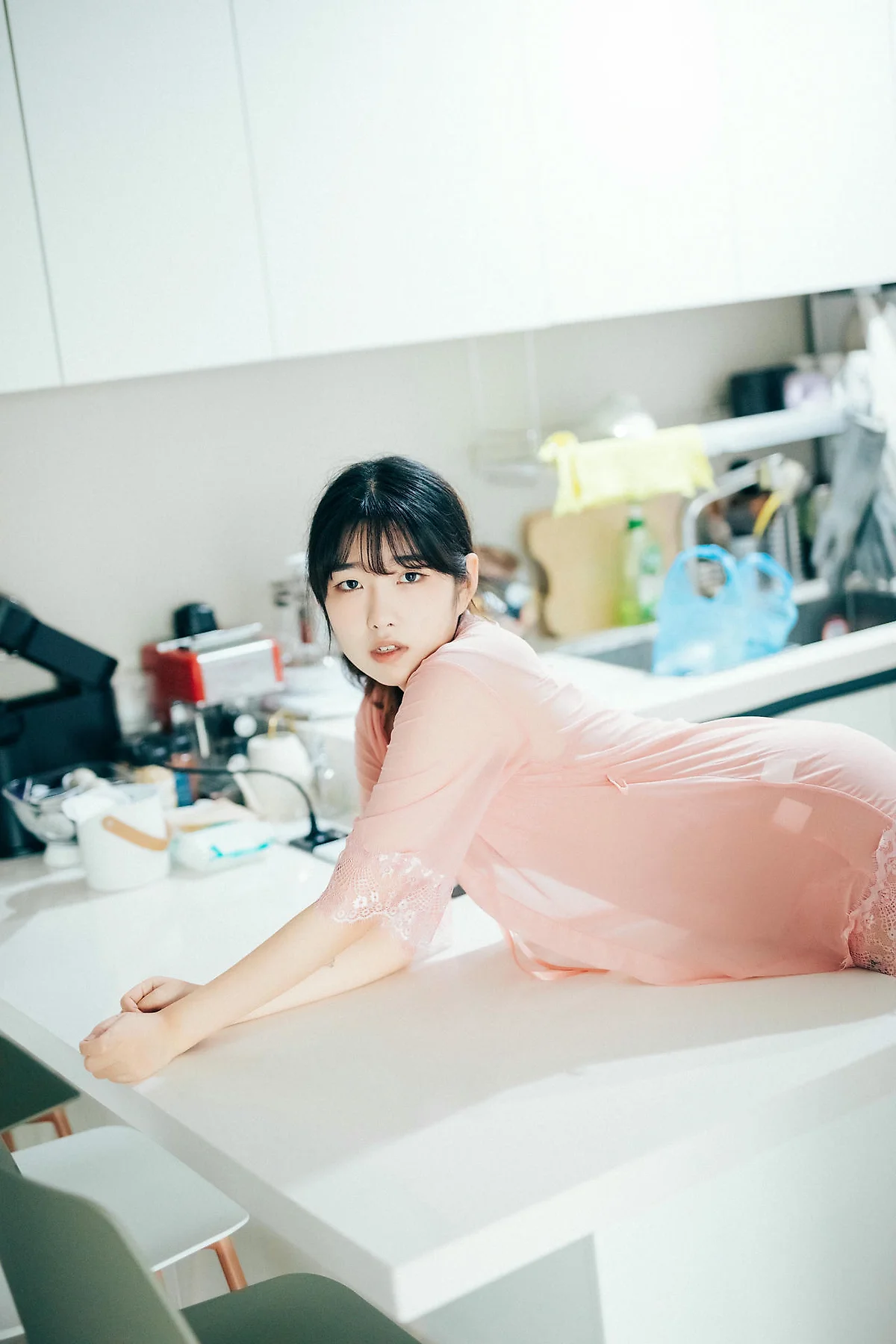 Loozy No.066 SonSon少女湿身白丝 - 10