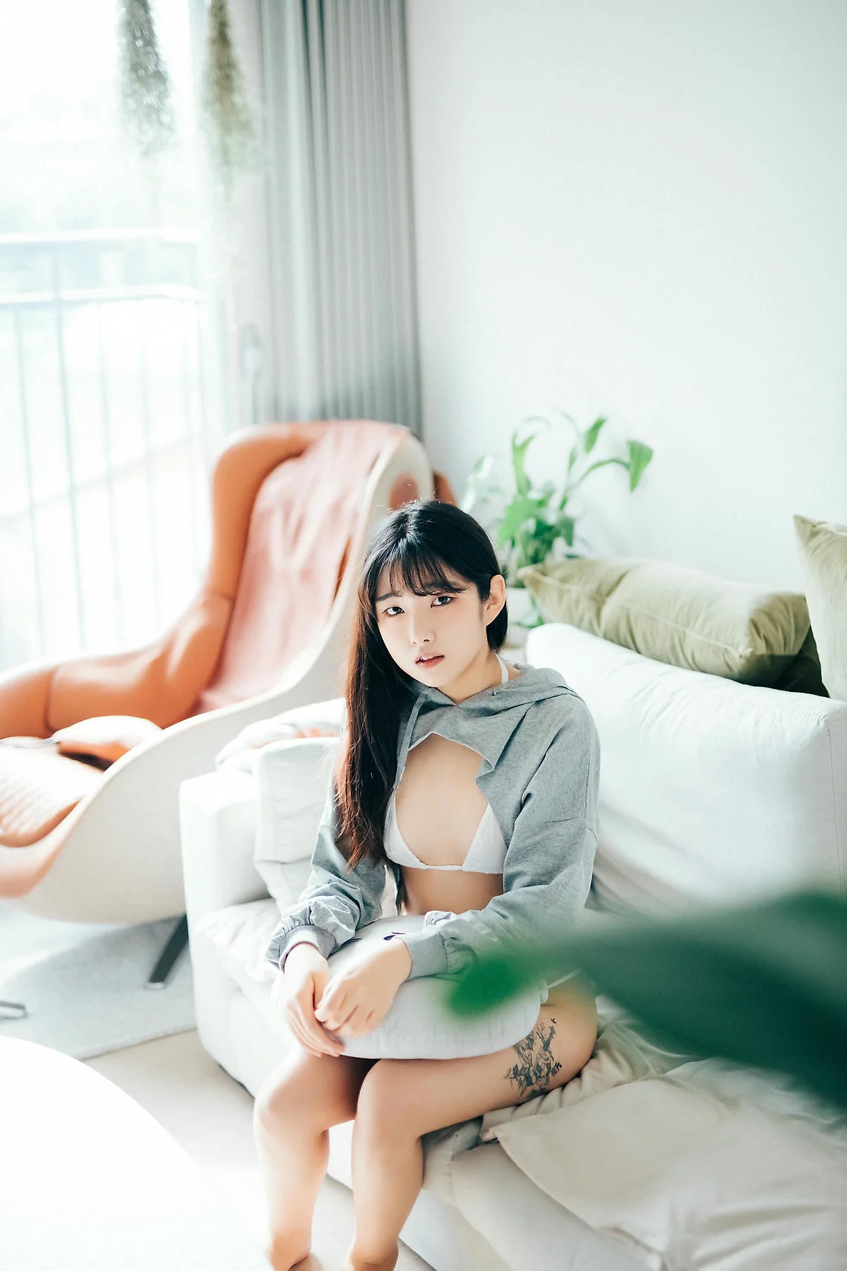 Loozy No.066 SonSon少女湿身白丝 - 2