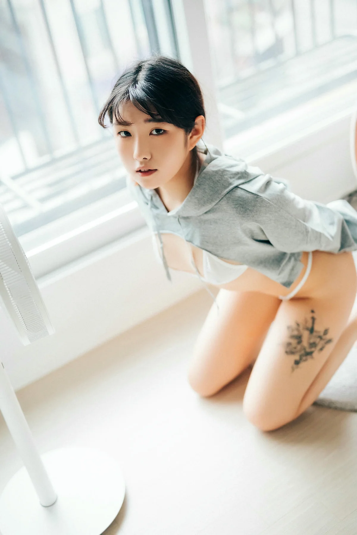 Loozy No.066 SonSon少女湿身白丝 - 3