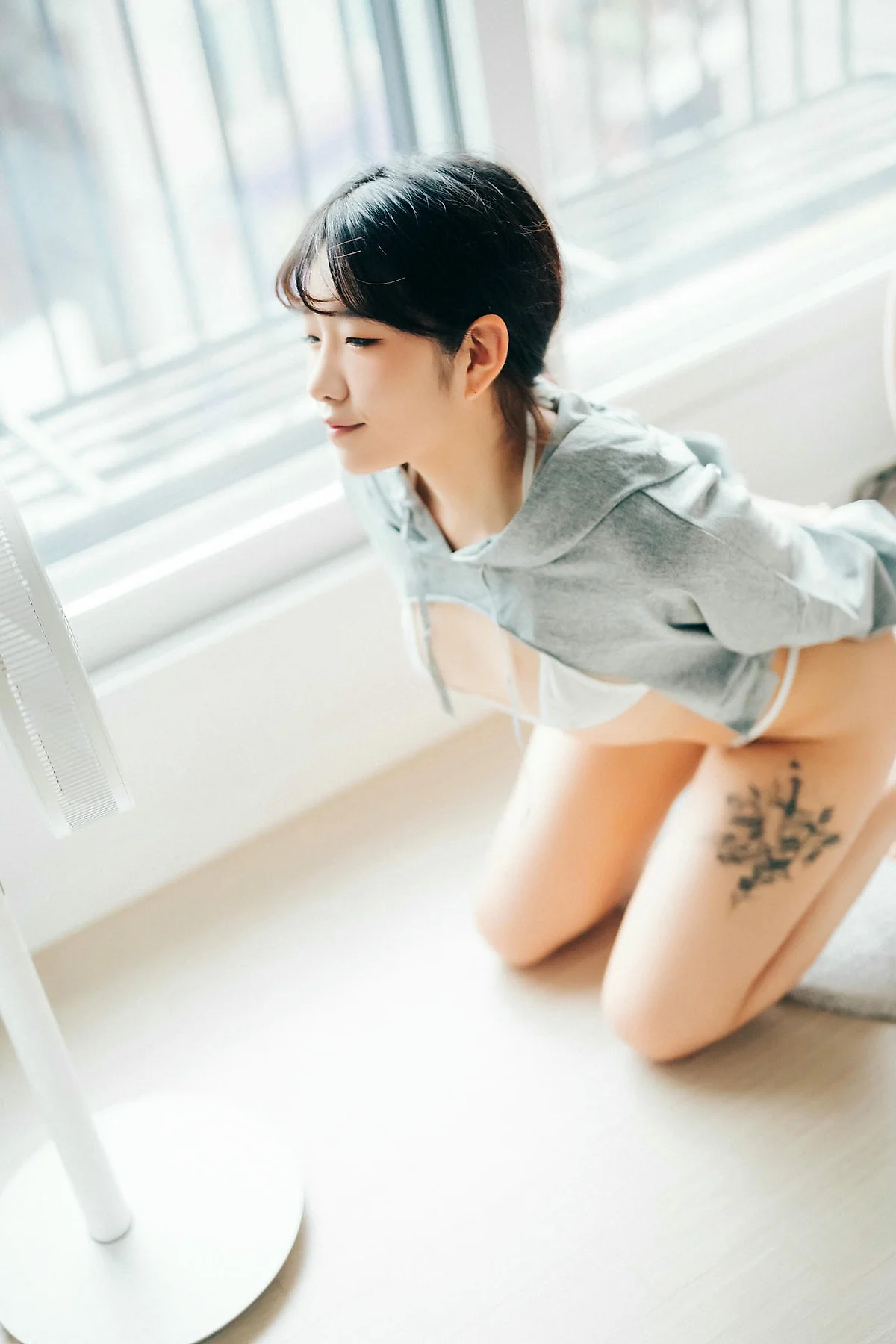 Loozy No.066 SonSon少女湿身白丝 - 5