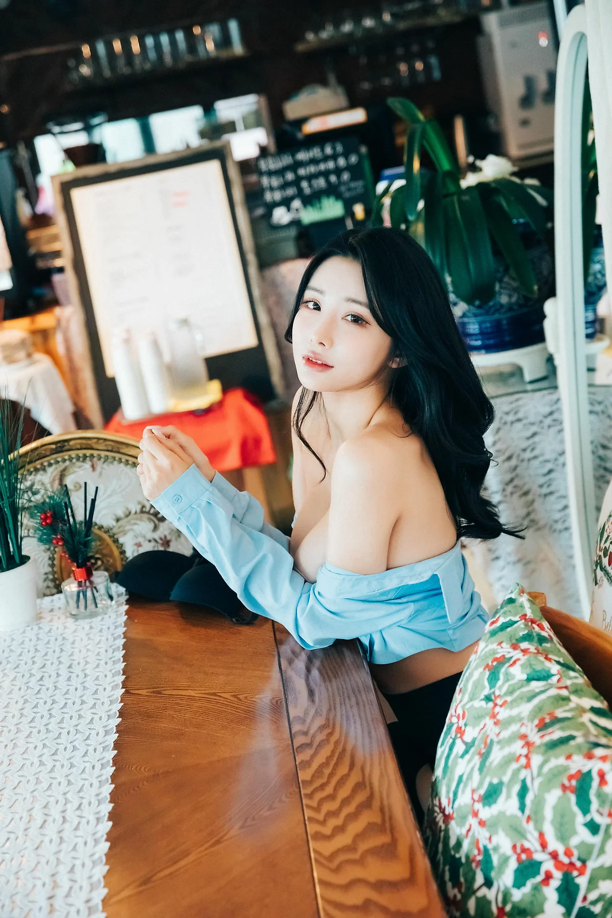 Loozy No.069 Yeonyu美臀黑丝短裙 - 9