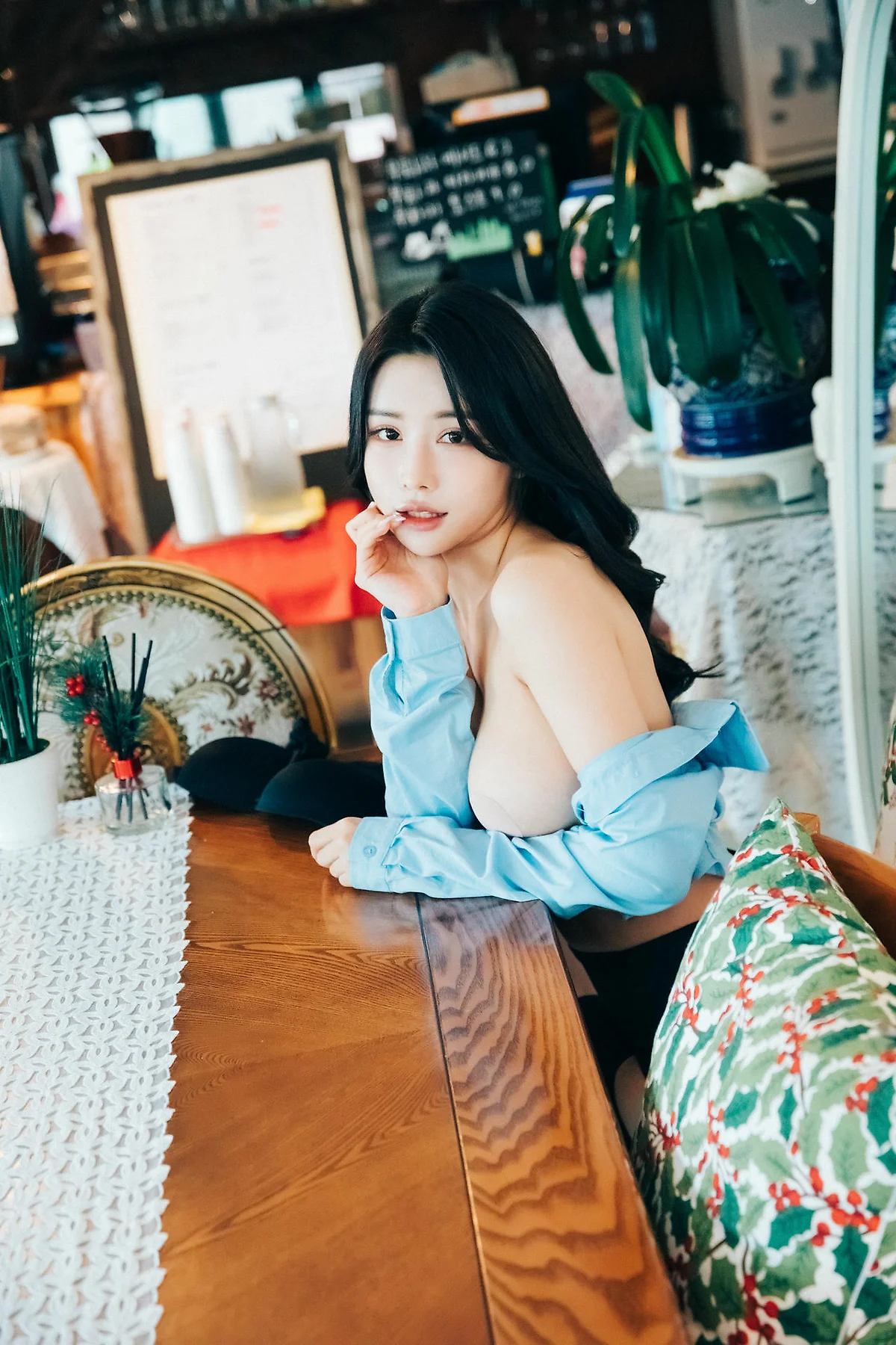 Loozy No.069 Yeonyu美臀黑丝短裙 - 10