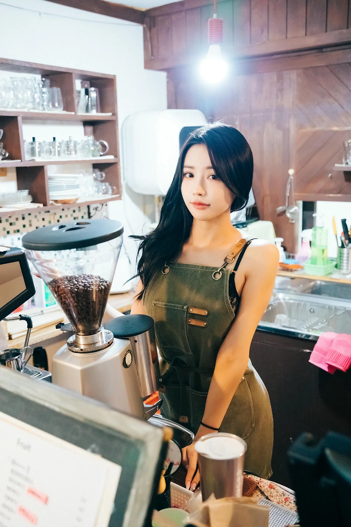 Loozy No.069 Yeonyu美臀黑丝短裙 - 6