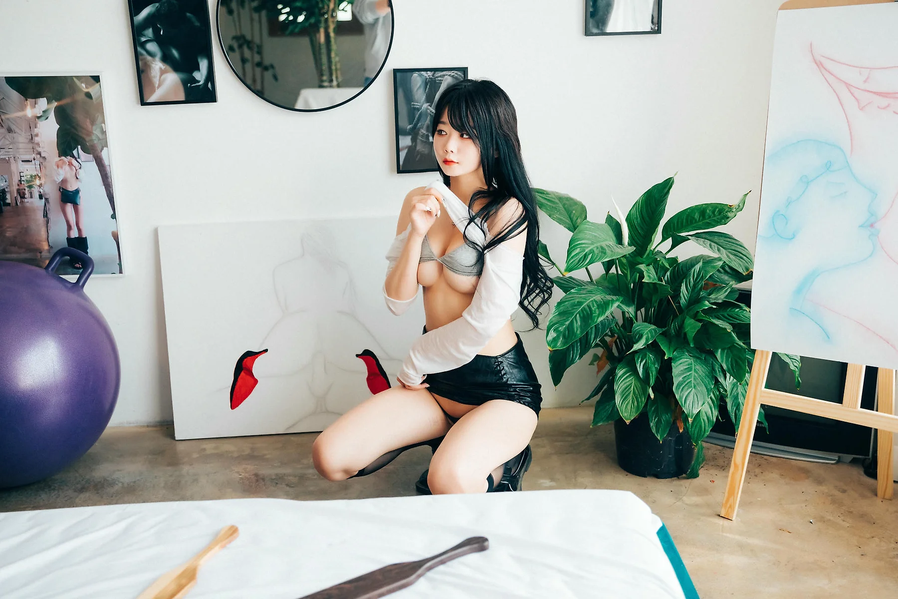 Loozy No.072 Zia车内写真乳贴 - 5