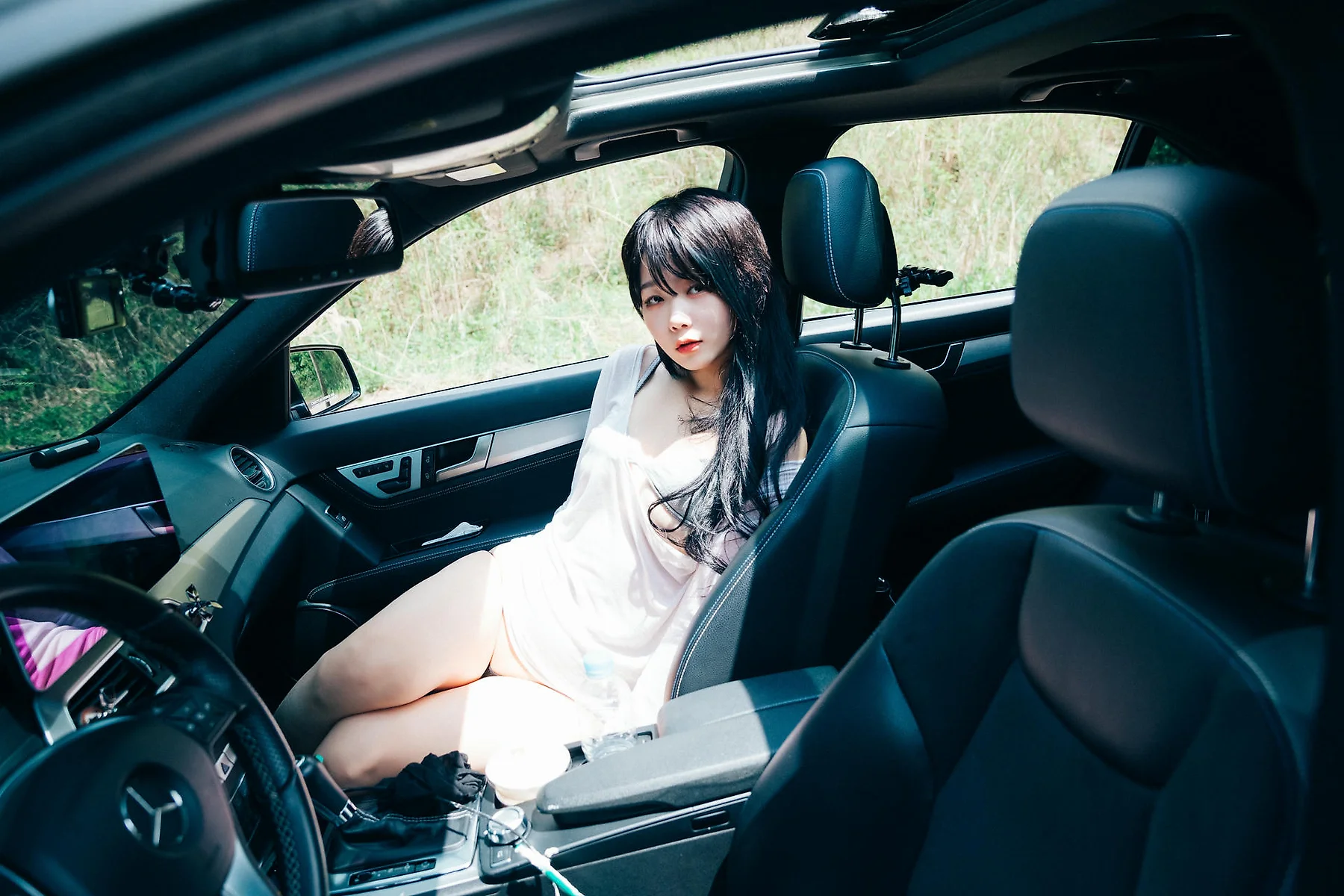 Loozy No.072 Zia车内写真乳贴 - 2