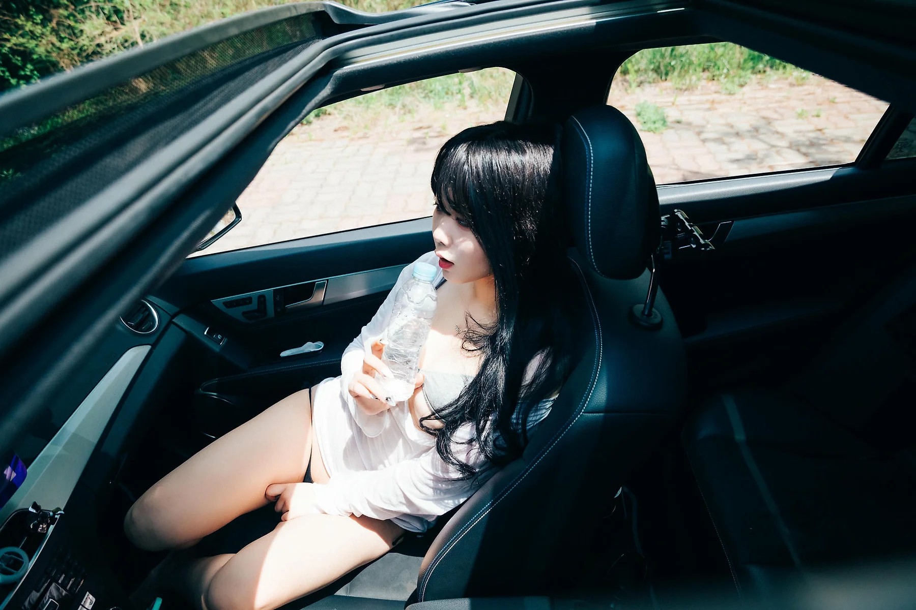 Loozy No.072 Zia车内写真乳贴 - 4