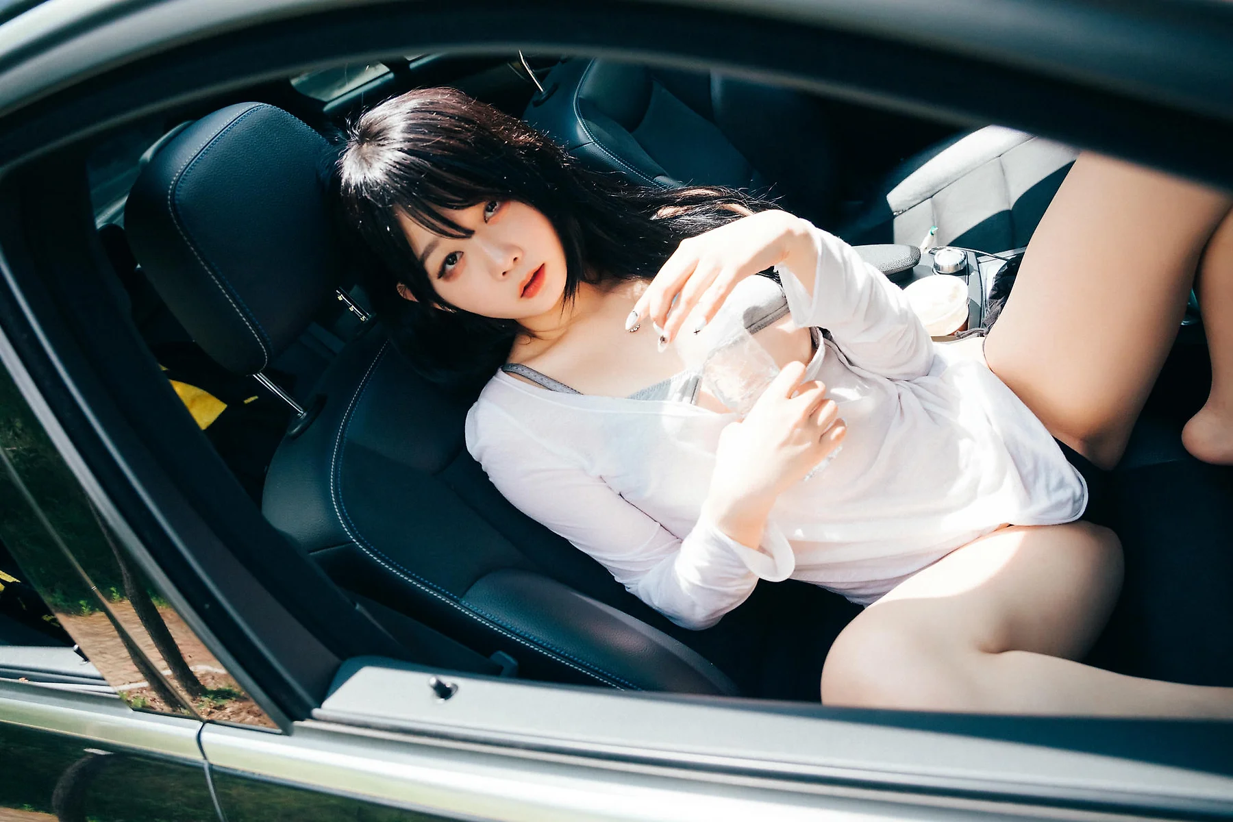 Loozy No.072 Zia车内写真乳贴 - 8