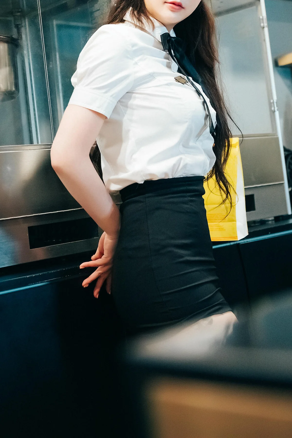 Loozy No.079 Yeeun早餐爆乳少女制服 - 5