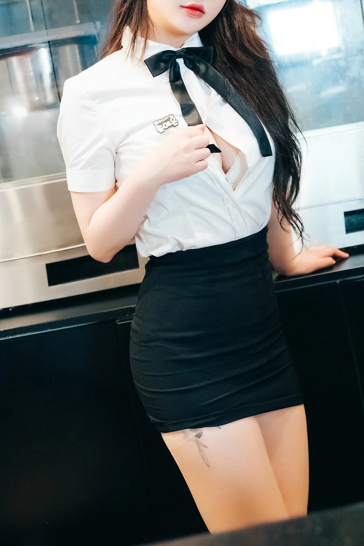 Loozy No.079 Yeeun早餐爆乳少女制服 - 7