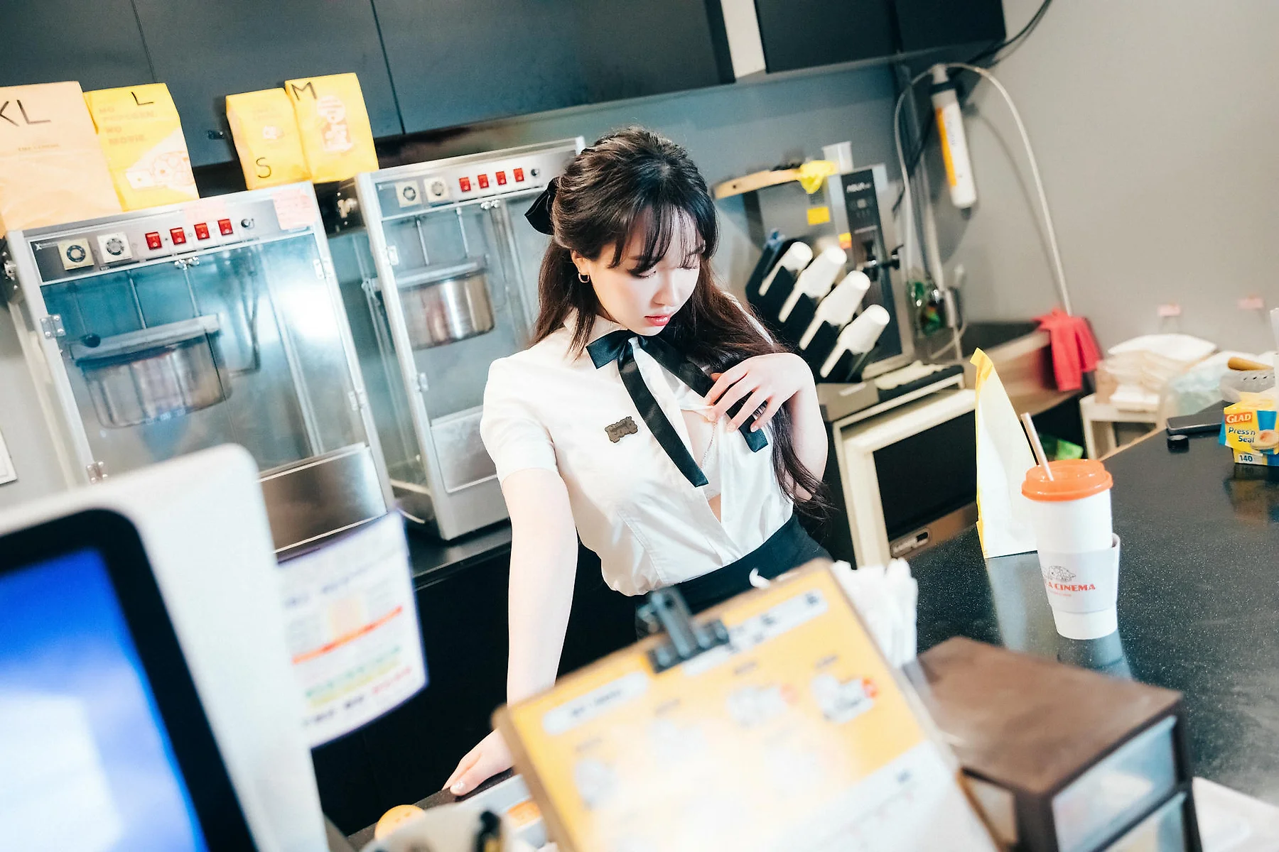 Loozy No.079 Yeeun早餐爆乳少女制服 - 8