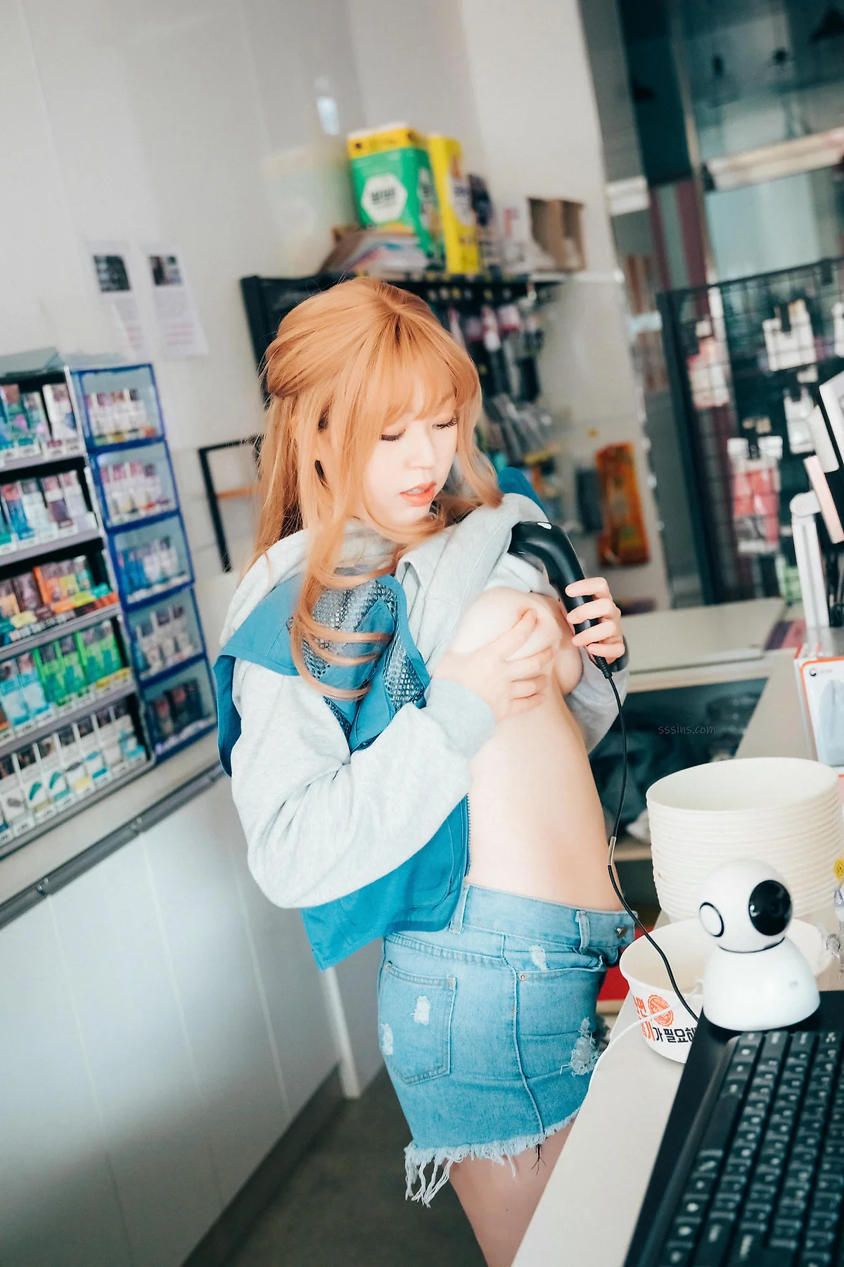 Loozy No.089  Mozzi便利店店员写真 - 9