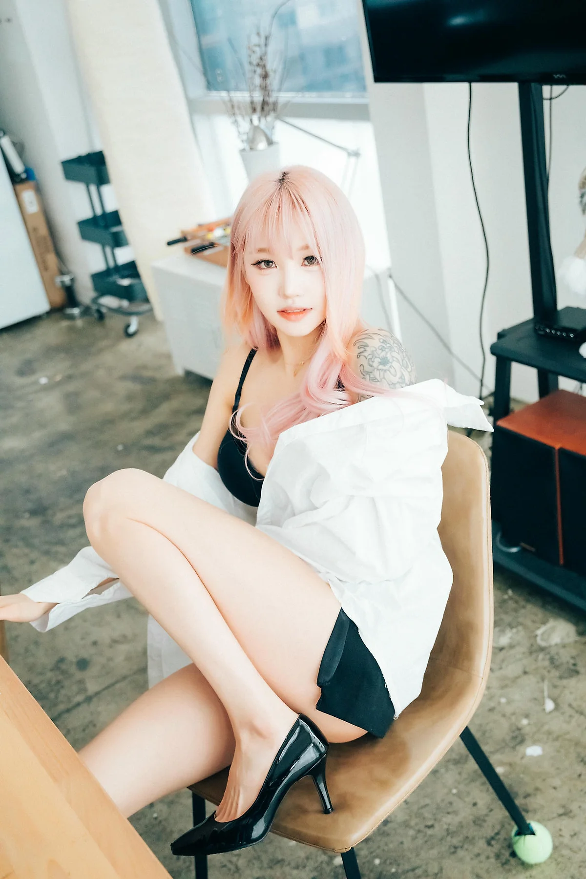 Loozy No.093 Taeri 衬衫纹身少女 - 6