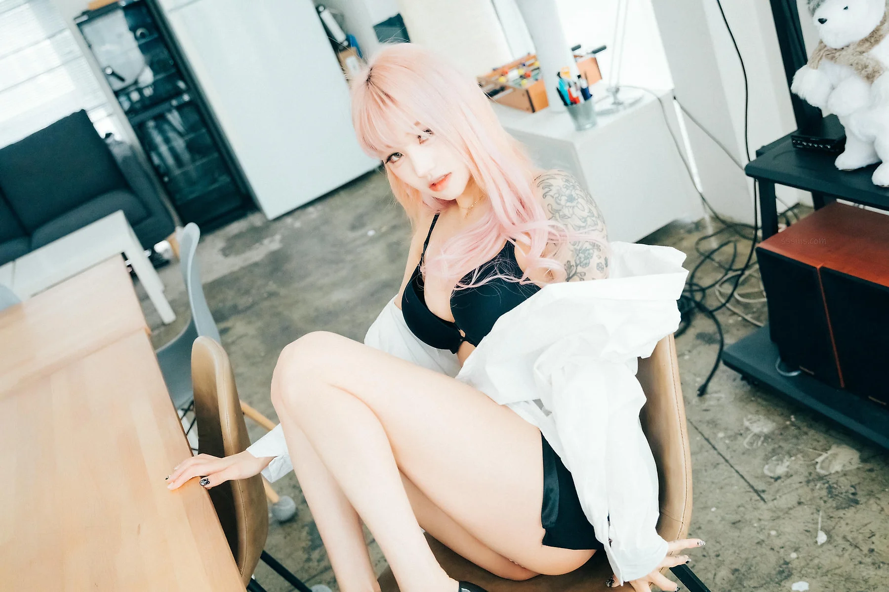 Loozy No.093 Taeri 衬衫纹身少女 - 7