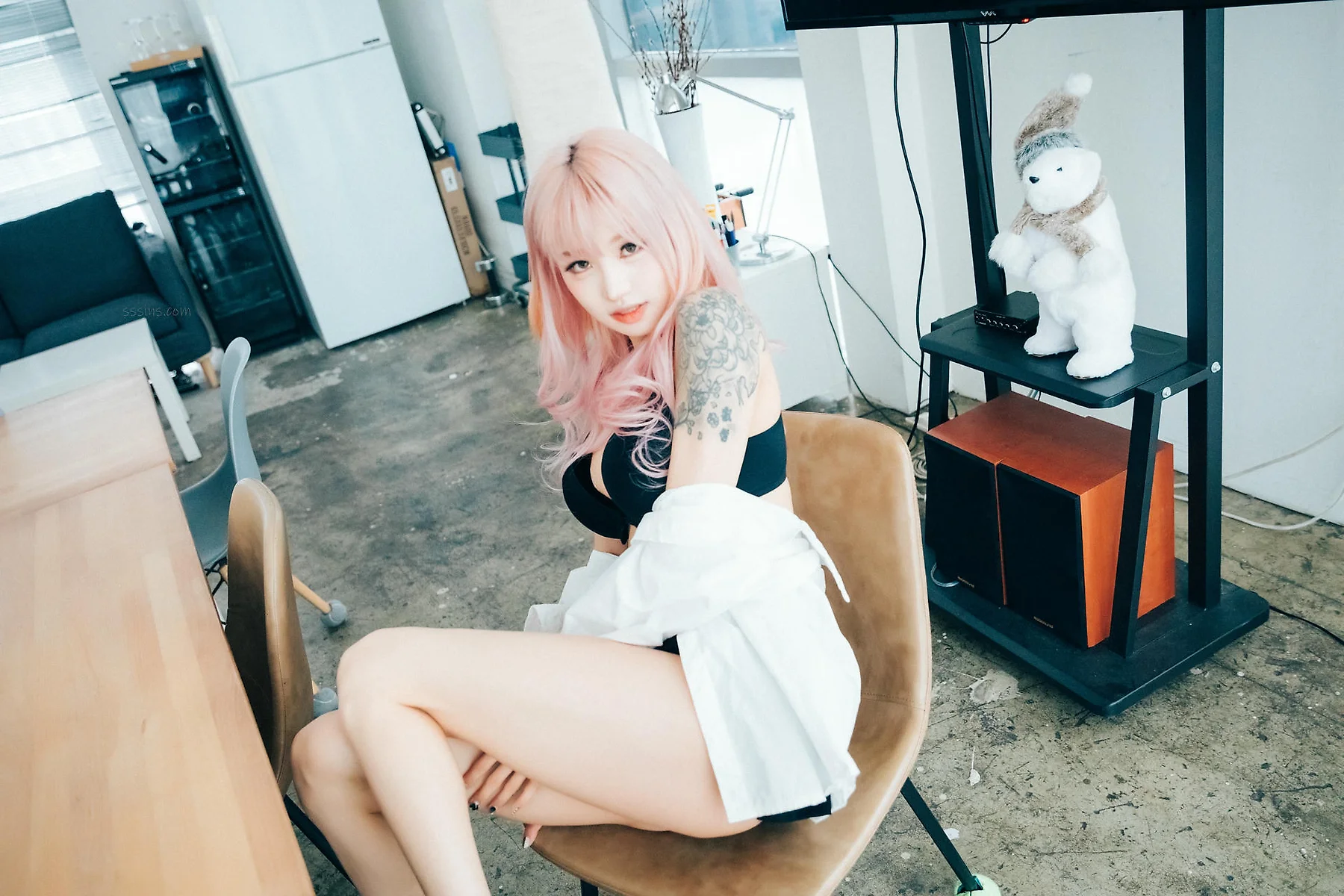 Loozy No.093 Taeri 衬衫纹身少女 - 9