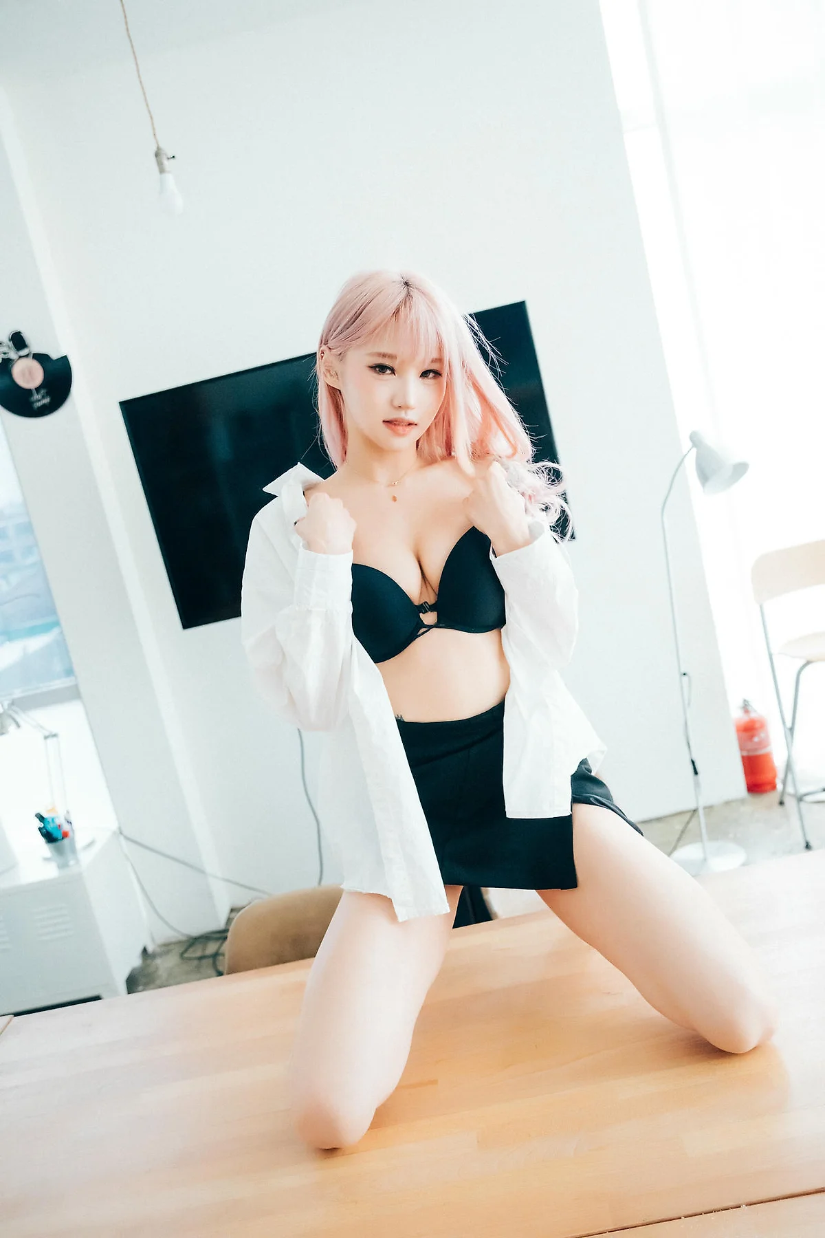 Loozy No.093 Taeri 衬衫纹身少女 - 2