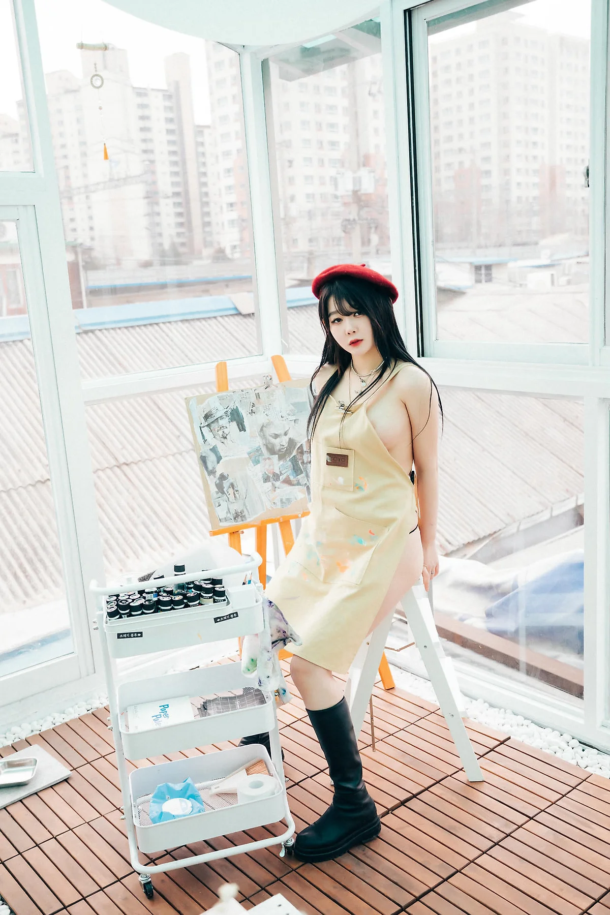 Loozy No.097 Zia画室少女写真 - 1