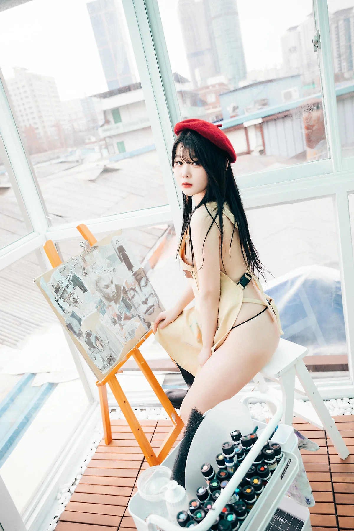 Loozy No.097 Zia画室少女写真 - 2