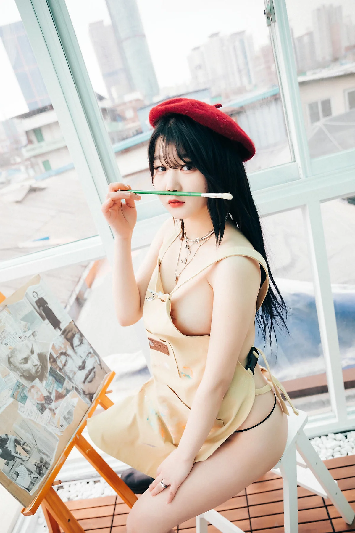 Loozy No.097 Zia画室少女写真 - 5