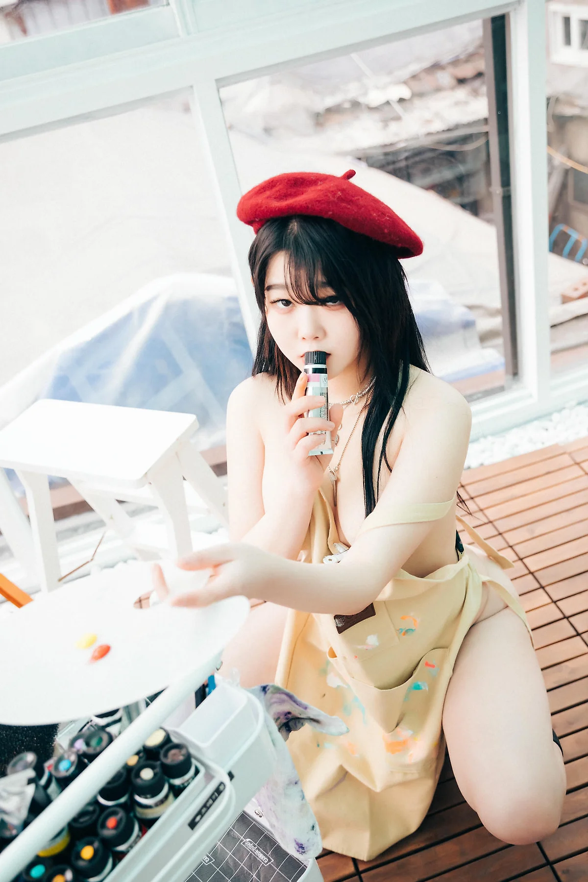 Loozy No.097 Zia画室少女写真 - 9