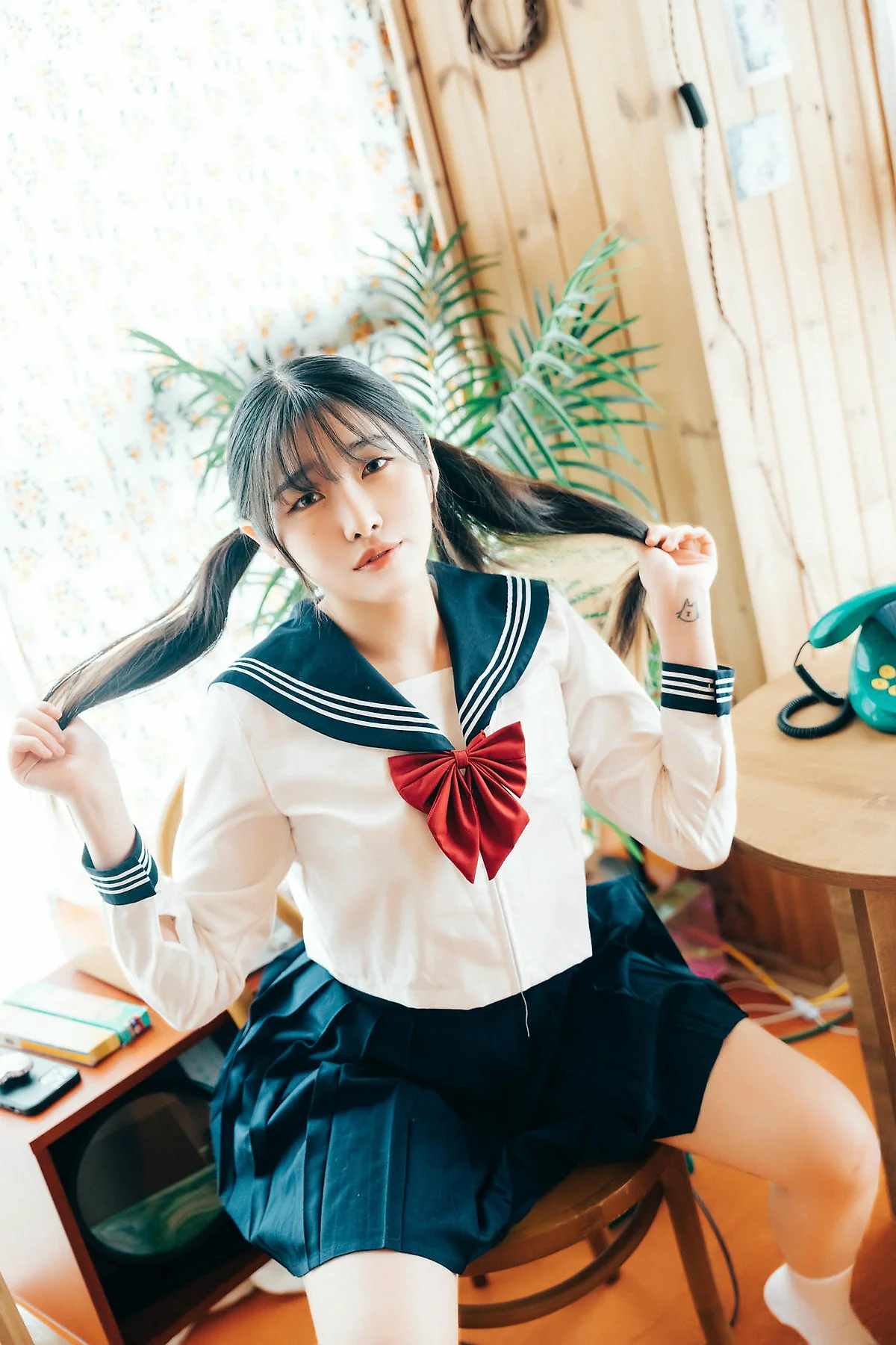 Loozy No.102 Sonson校服双马尾少女 - 4
