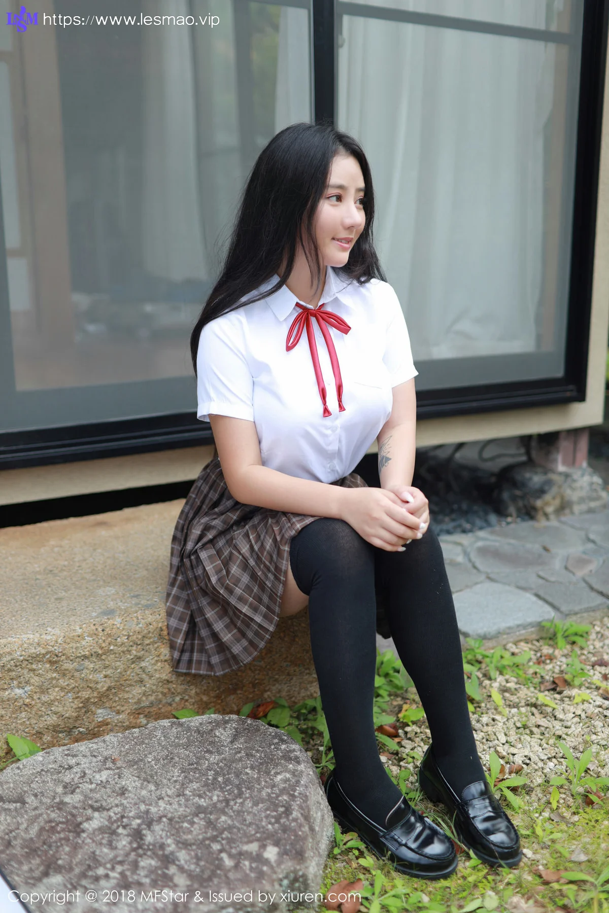 MFStar 模范学院 Vol.163 玛鲁娜 翘臀女神清纯学妹校园 - 7