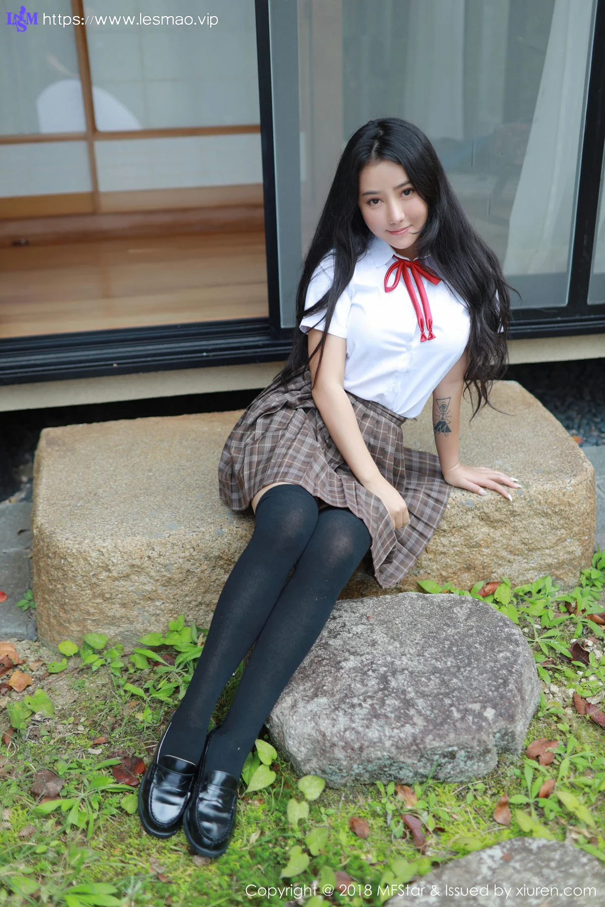 MFStar 模范学院 Vol.163 玛鲁娜 翘臀女神清纯学妹校园 - 8