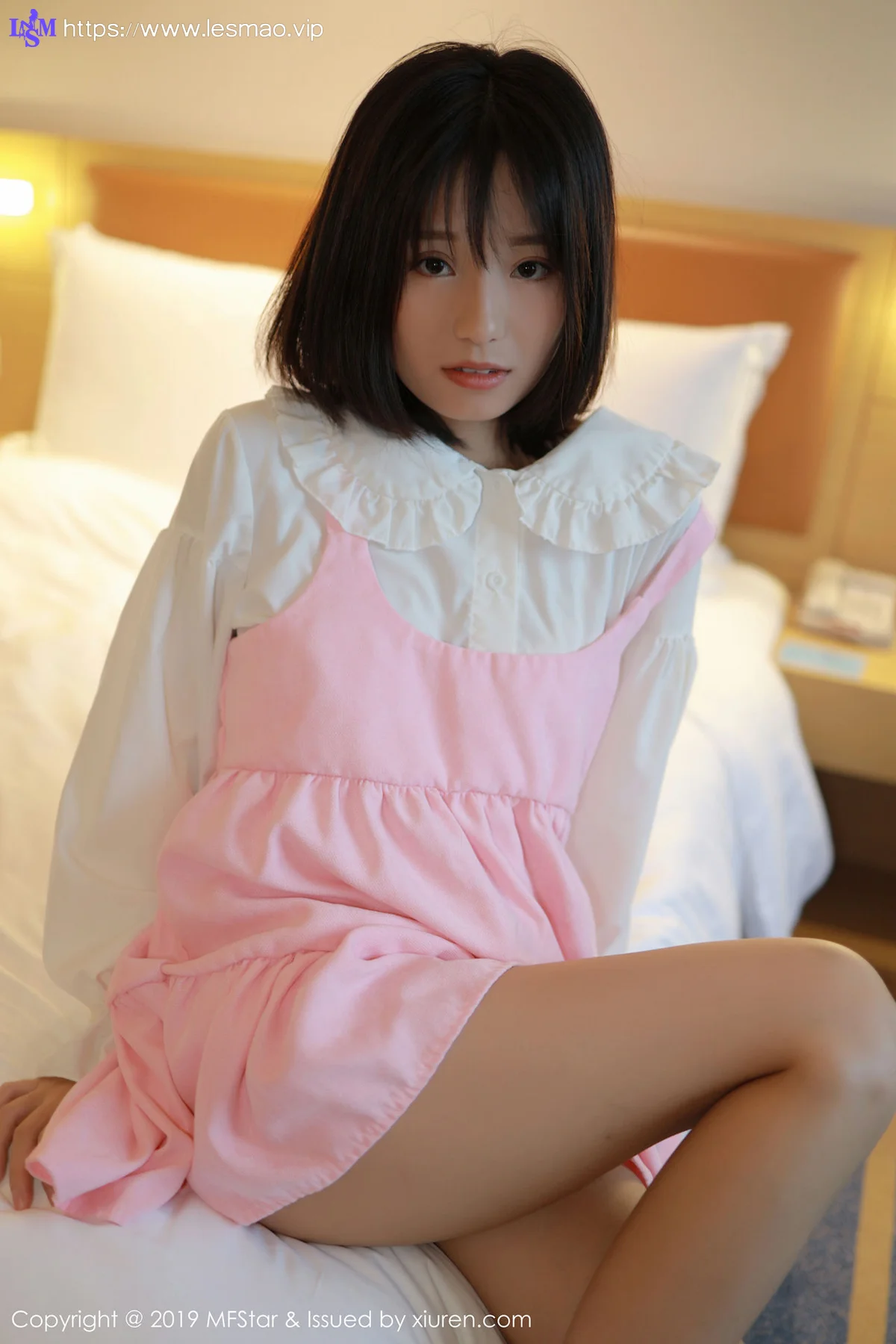 MFStar 模范学院 Vol.203 Baileys香儿 短发美女白衬衫系列 - 4