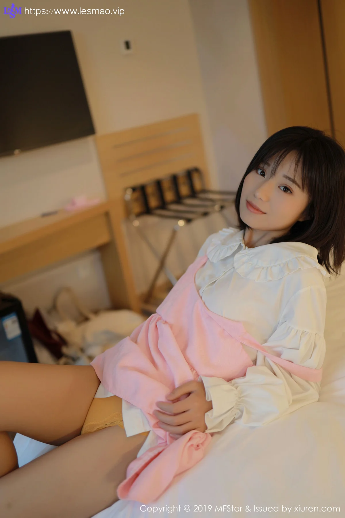 MFStar 模范学院 Vol.203 Baileys香儿 短发美女白衬衫系列 - 8