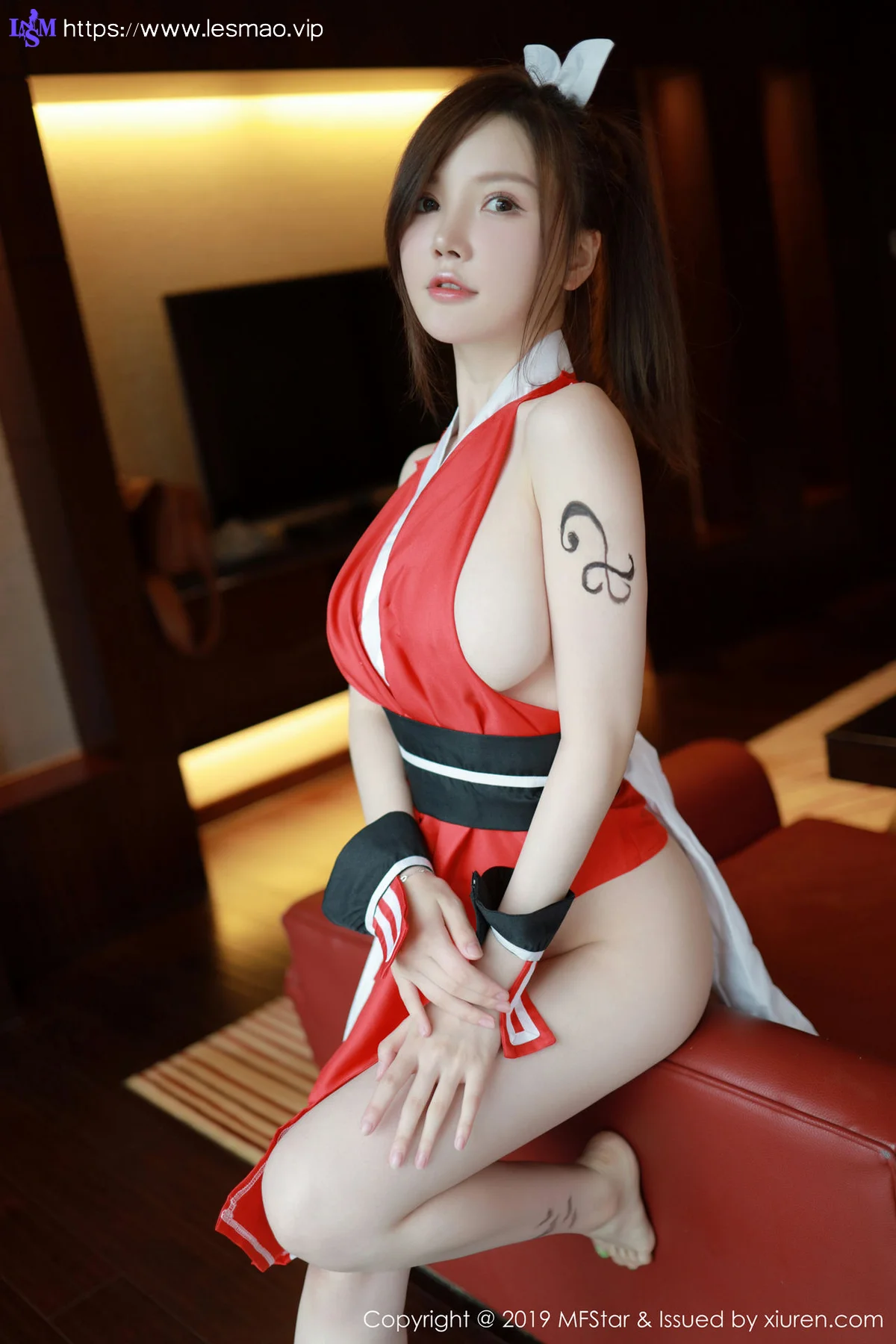 MFStar 模范学院 Vol.216 不知火舞系列 糯美子Mini性感写真 - 3