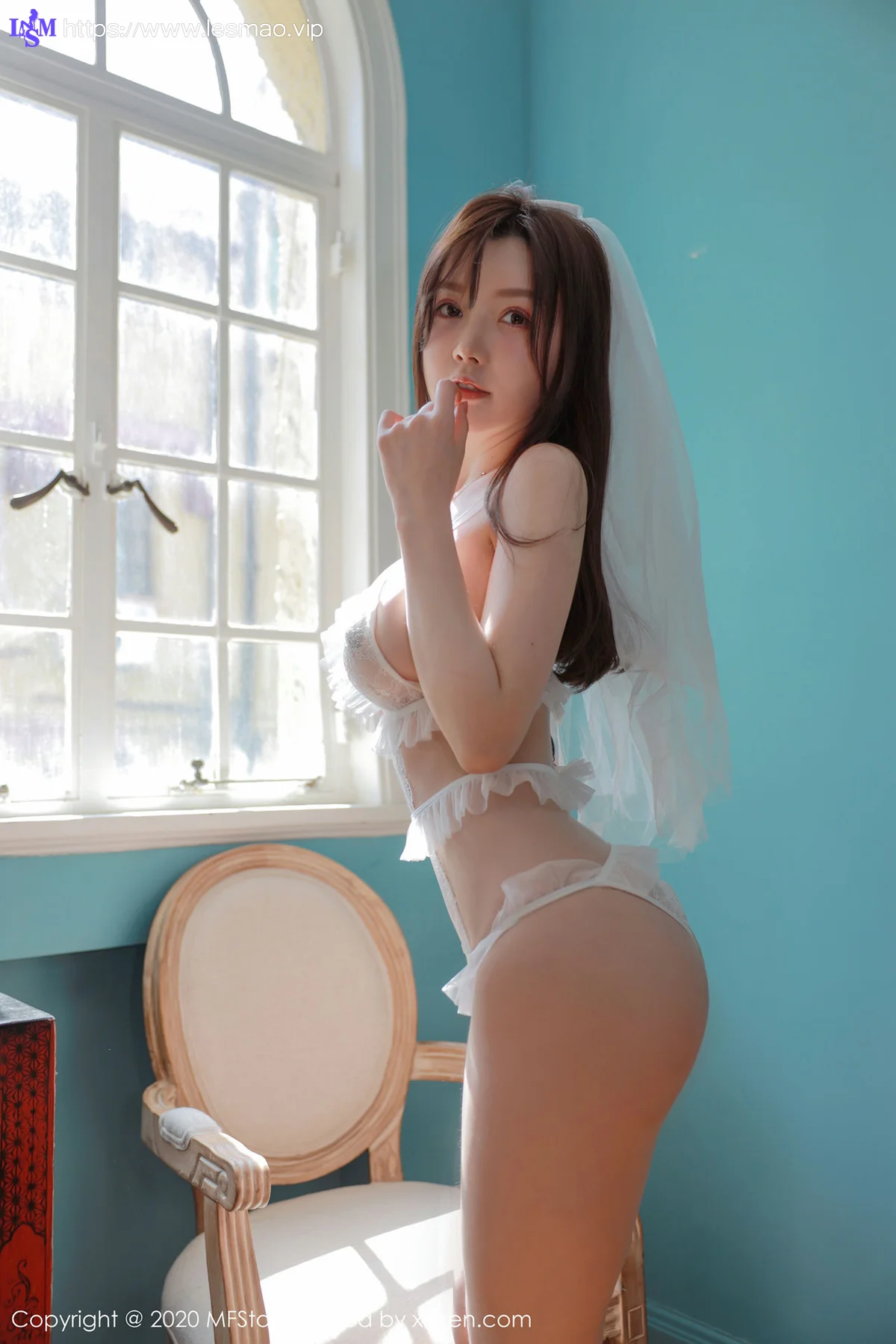 MFStar 模范学院 Vol.288 绝佳娇躯婚纱主题 糯美子Mini 写真 - 5