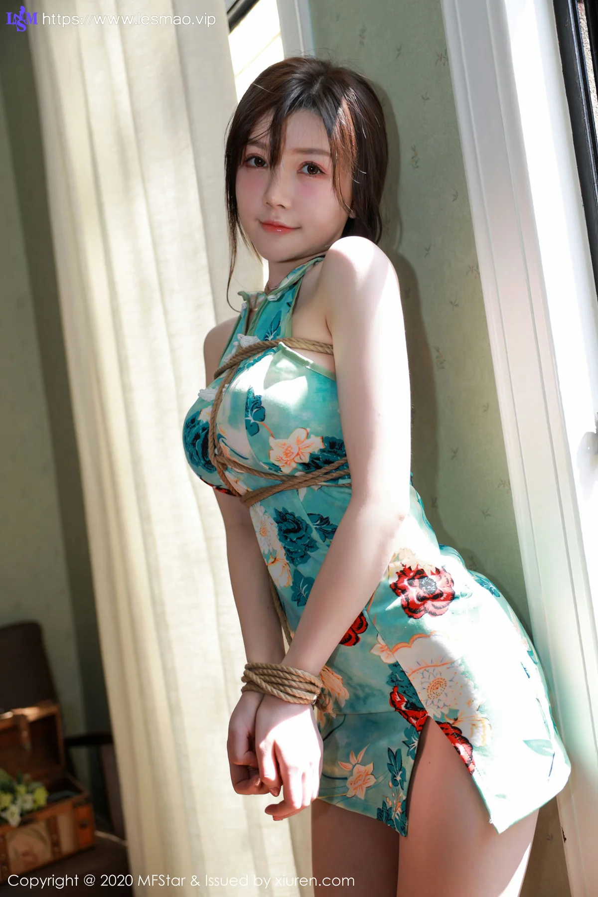 MFStar 模范学院 Vol.293 捆绑SM 糯美子Mini 韵味旗袍与性感私... - 4