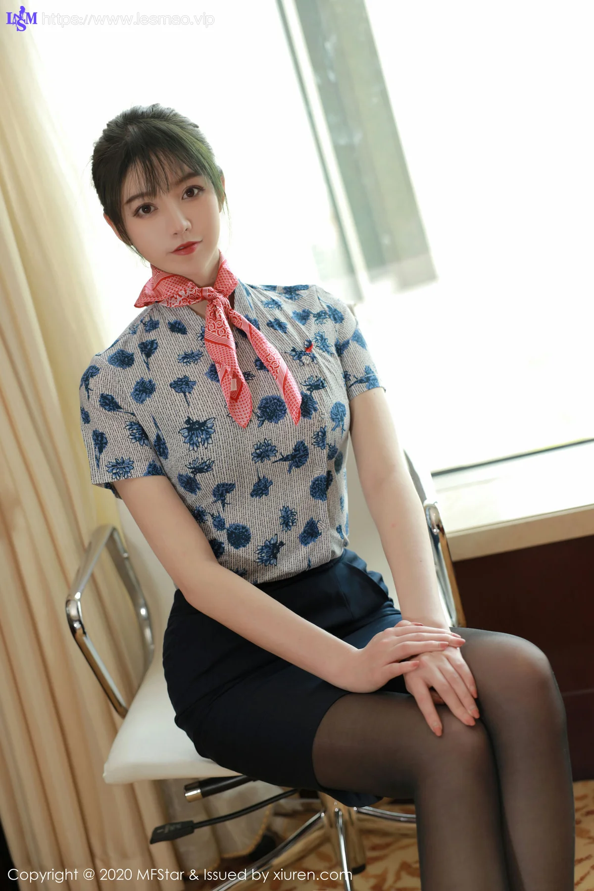 MFStar 模范学院 Vol.317  空乘制服系列 yoo优优 新人模特第二... - 6