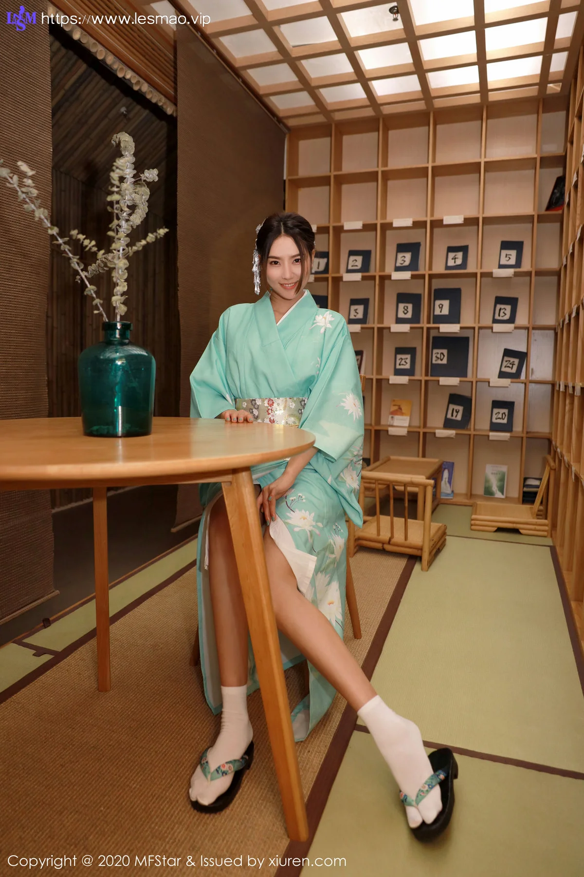 MFStar 模范学院 Vol.332  方子萱 和服美腿私房 - 7