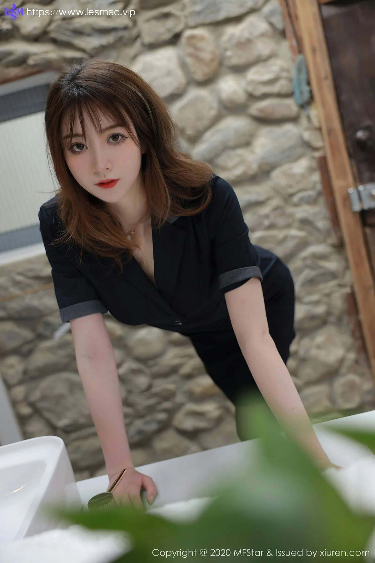 MFStar 模范学院 Vol.337 制服旅拍黑丝  yoo优优 - 4