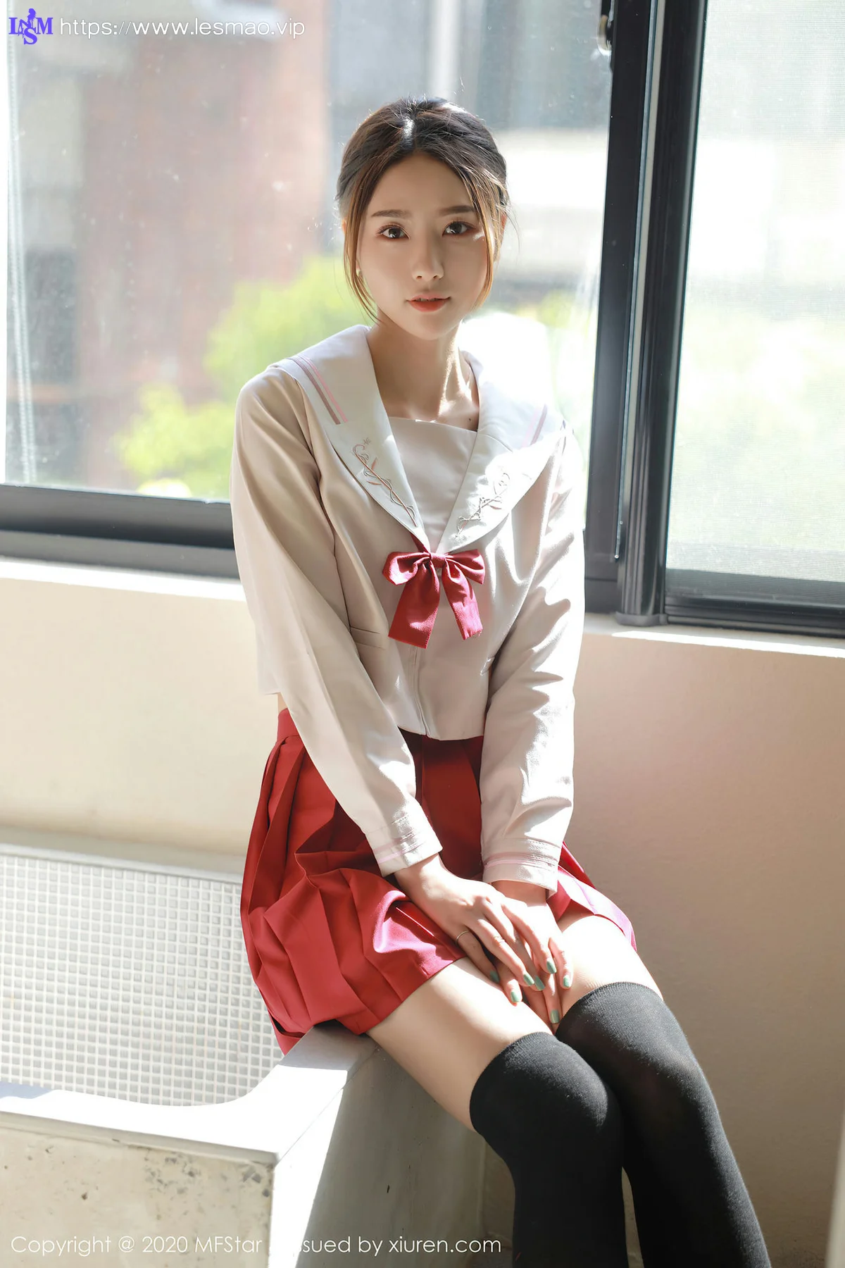 MFStar 模范学院 Vol.340  方子萱 青春jk制服清纯学妹 - 1