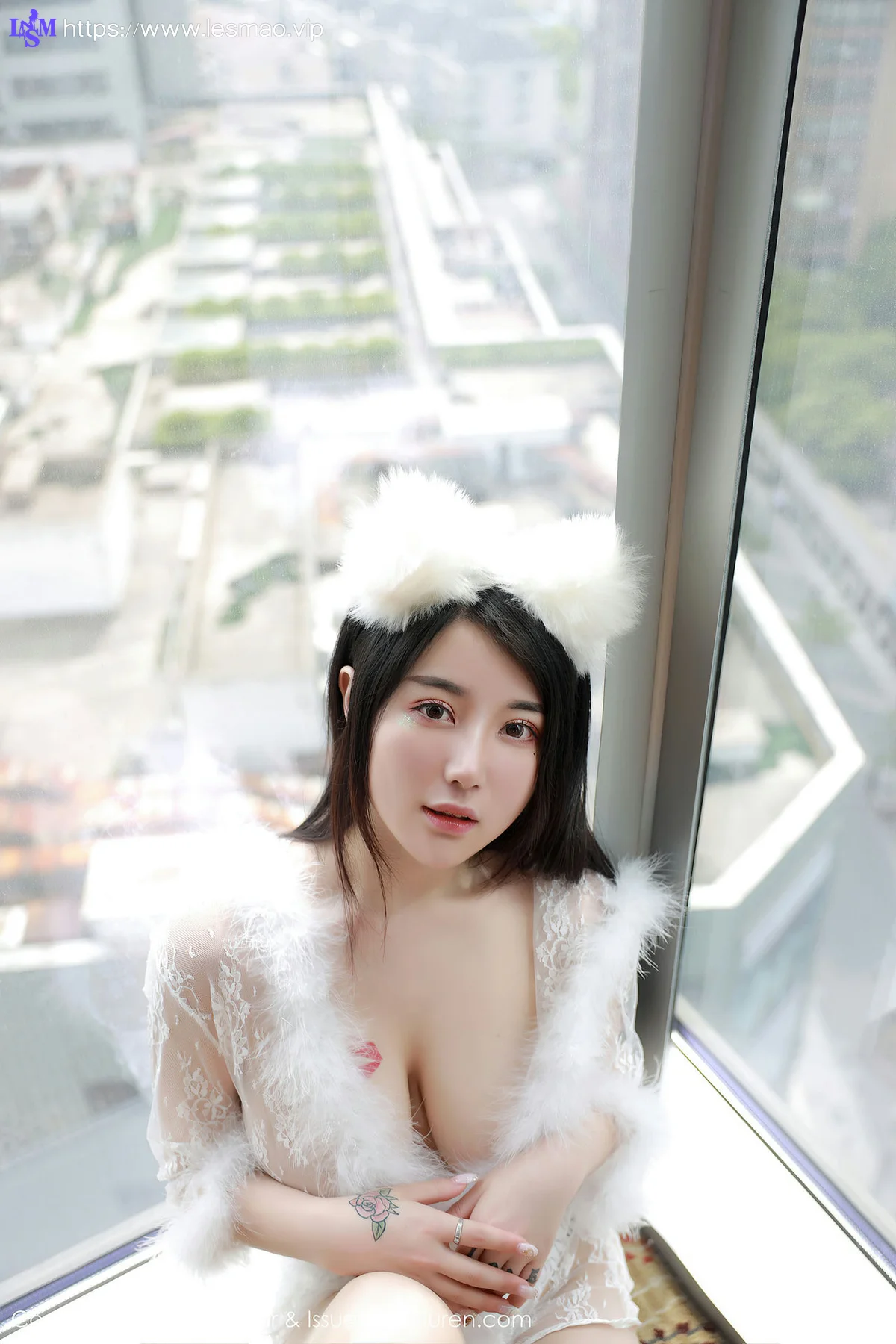 MFStar 模范学院 Vol.353  大胸巨乳萝莉猫儿透视制服 美七mia - 3
