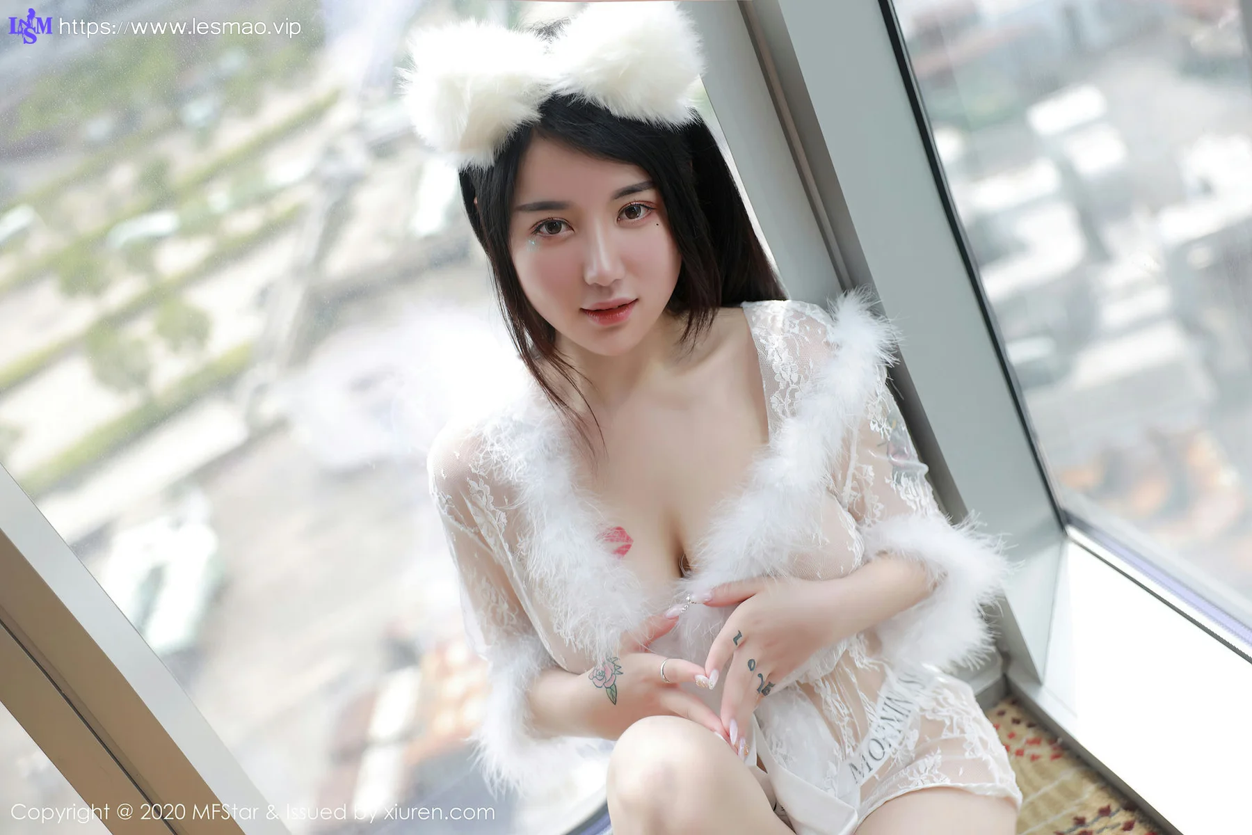 MFStar 模范学院 Vol.353  大胸巨乳萝莉猫儿透视制服 美七mia - 4
