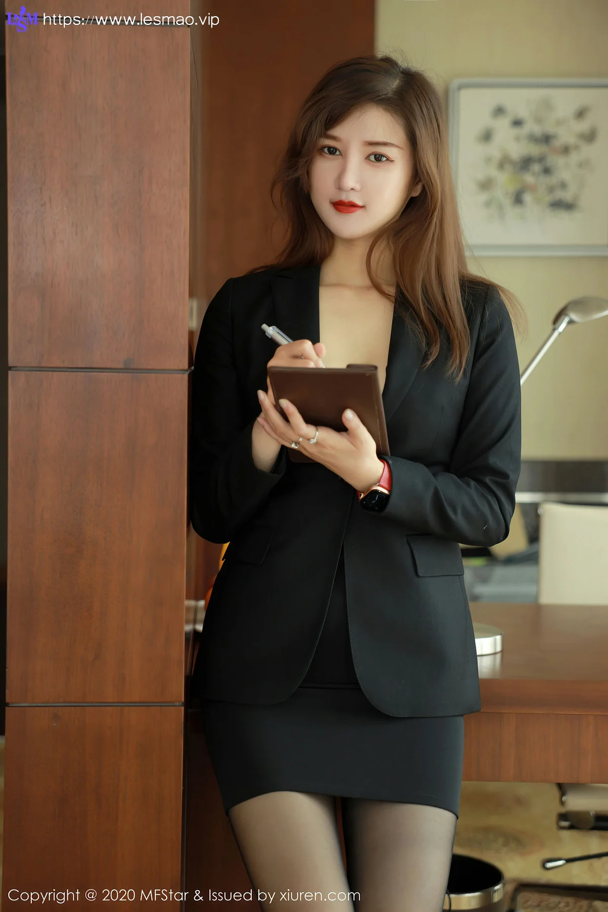 MFStar 模范学院 Vol.363  网袜黑丝 文芮jeninfer 首套美女 - 9