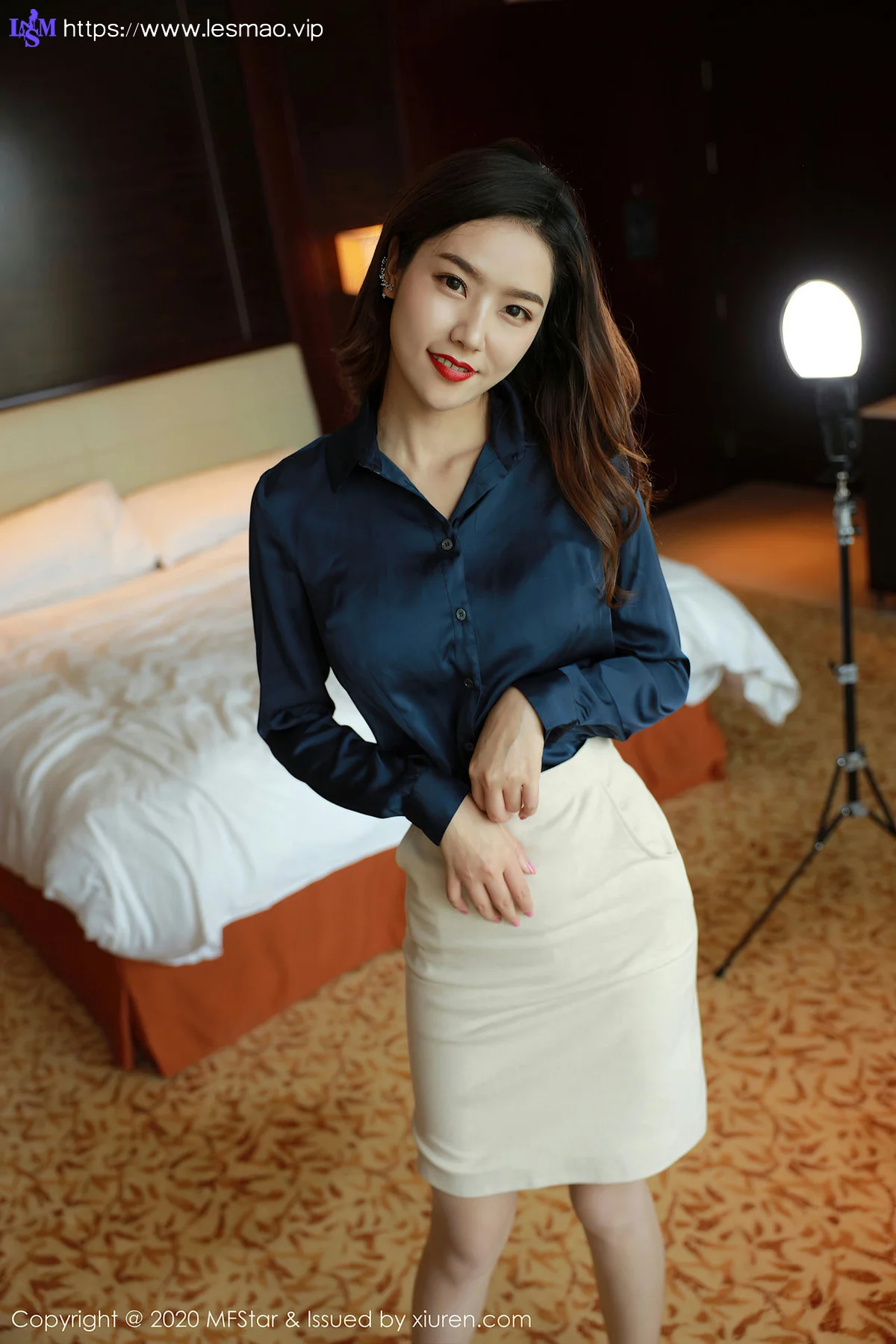 MFStar 模范学院 Vol.381  方子萱 职场秘书酥胸 - 9