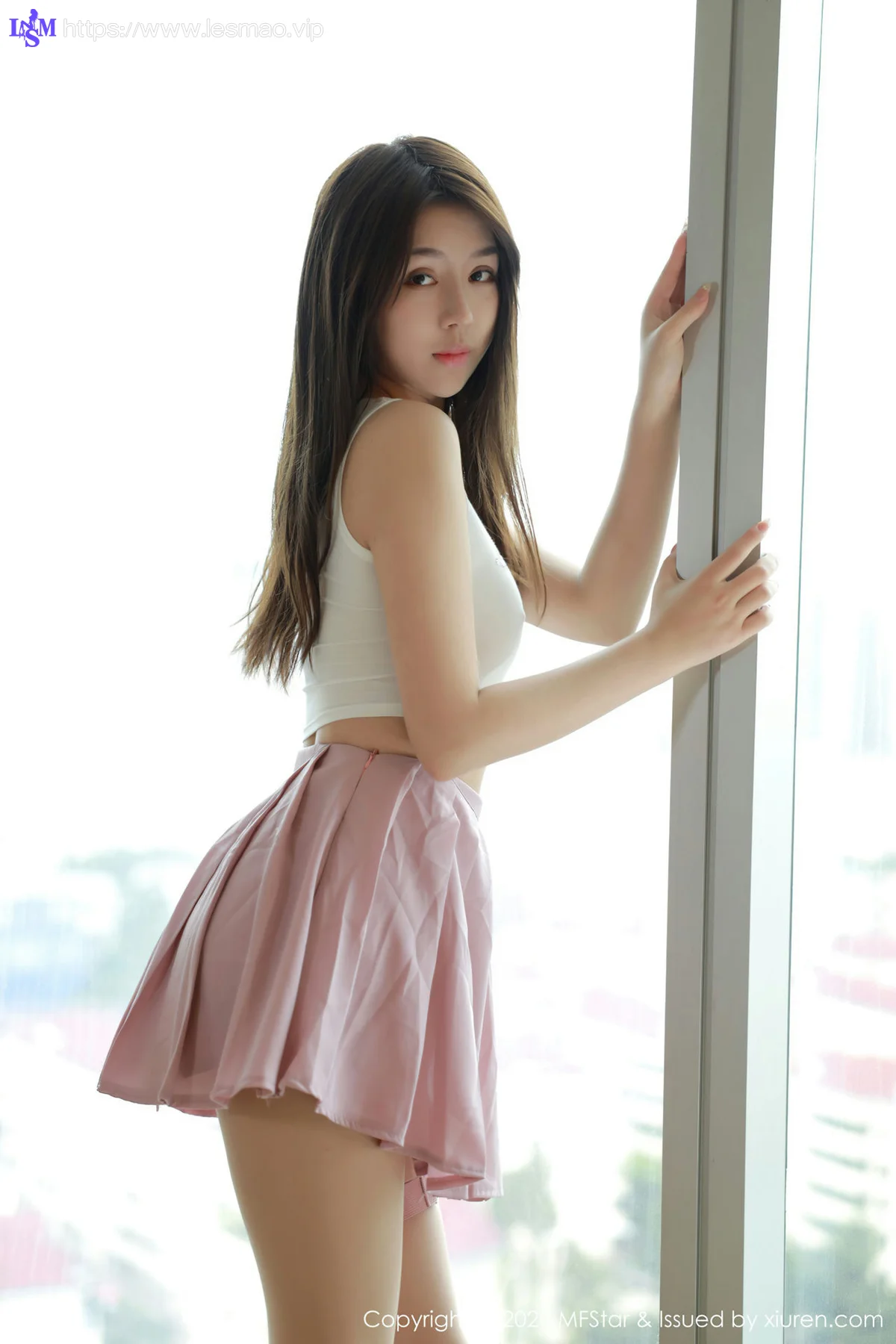 MFStar 模范学院 Vol.384  活力制服少女 梦梵 - 3