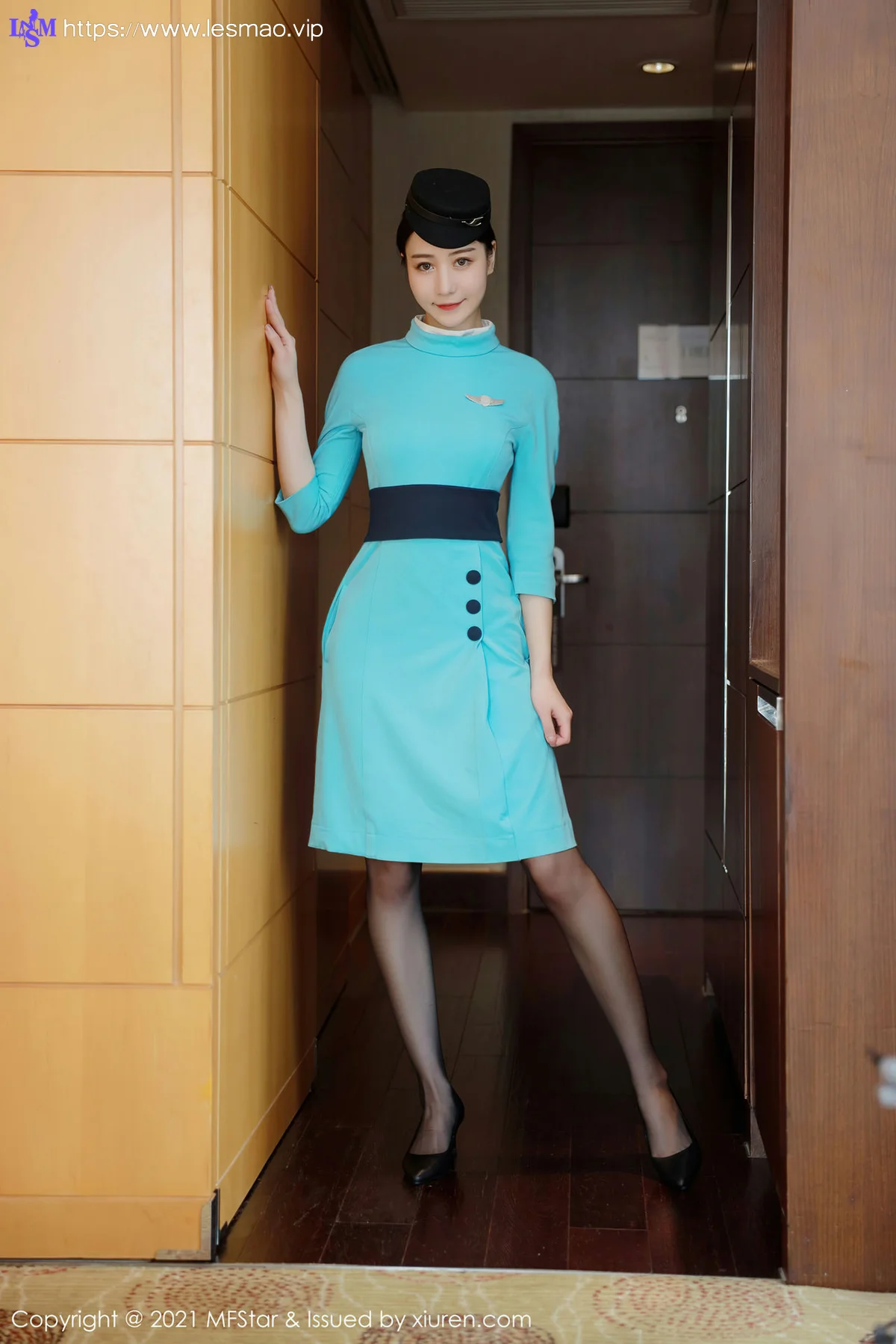 MFStar 模范学院 Vol.455   空姐制服写真 水水er - 3
