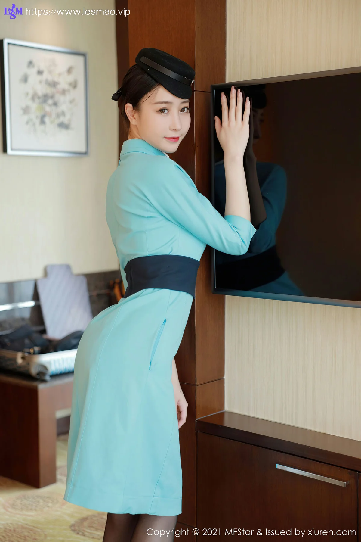 MFStar 模范学院 Vol.455   空姐制服写真 水水er - 9
