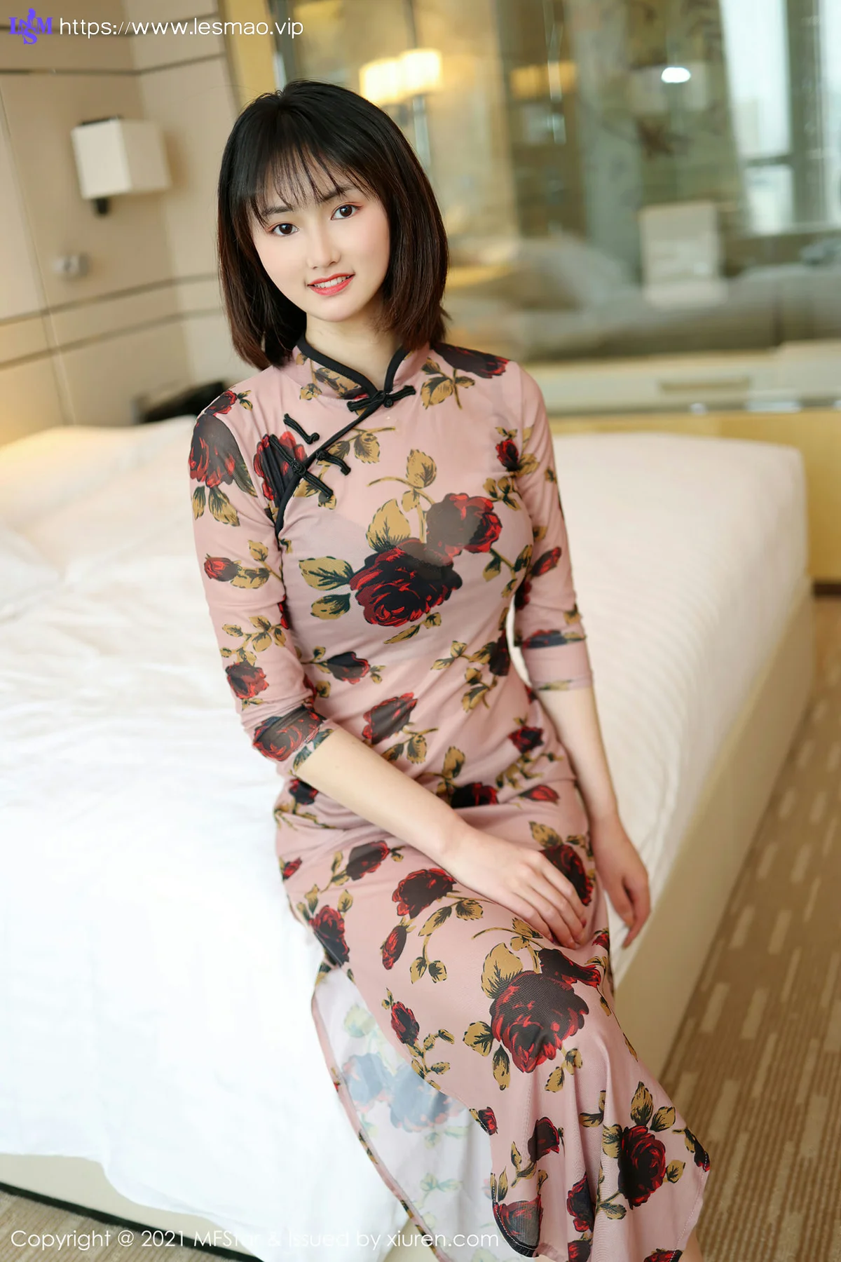 MFStar 模范学院 Vol.483 肉感妹子古典旗袍  墨韩 新人模特... - 2