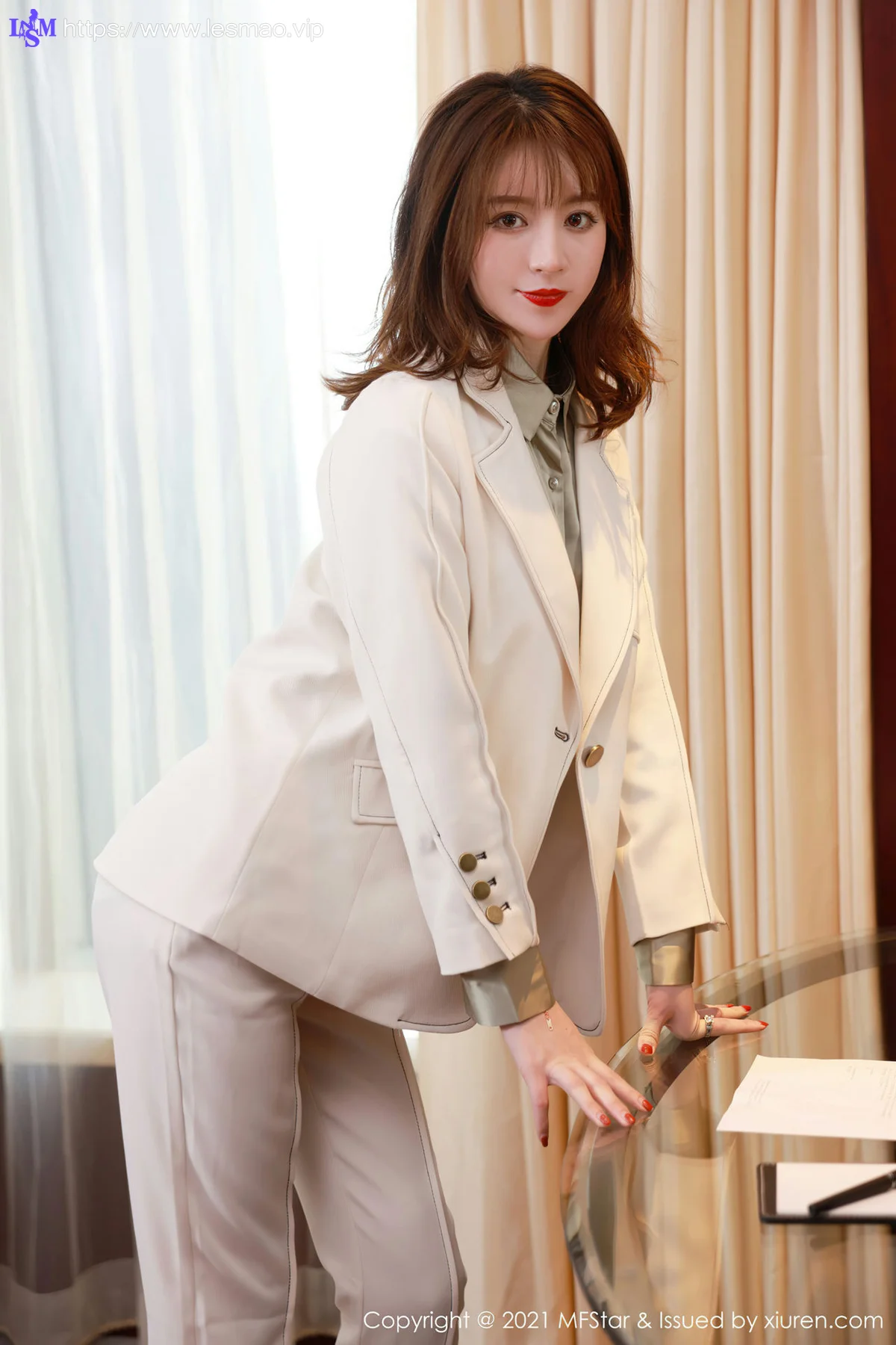 MFStar 模范学院 Vol.485 狂野动人豹纹内衣 yoo优优 性感写真 - 4