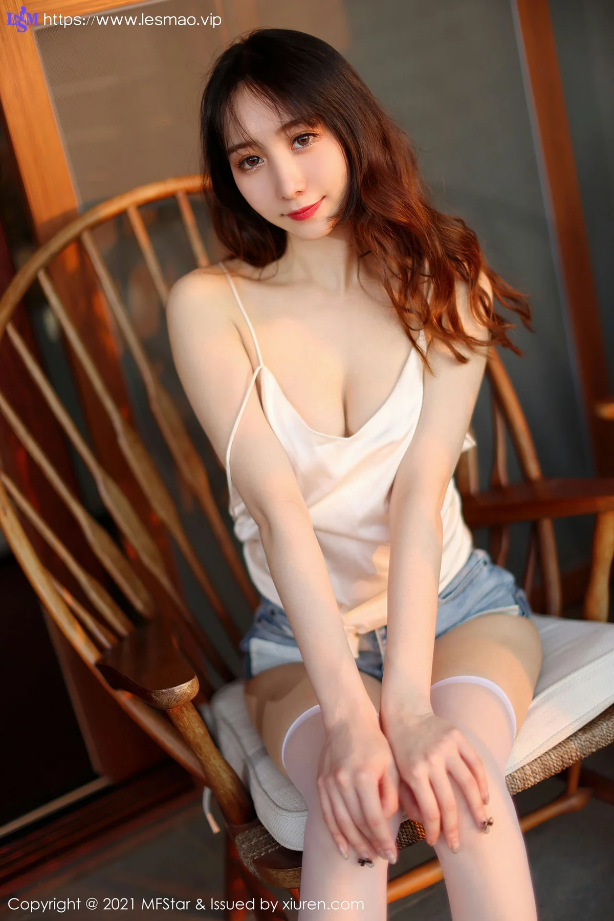 MFStar 模范学院 Vol.506 洁白动人吊裙 水水er 丽江旅拍写真 - 3