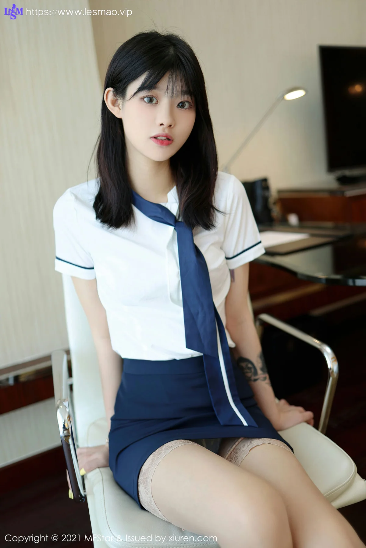 MFStar 模范学院 Vol.516 学生装系列新人模特 77qiqi 首套写真33 - 8