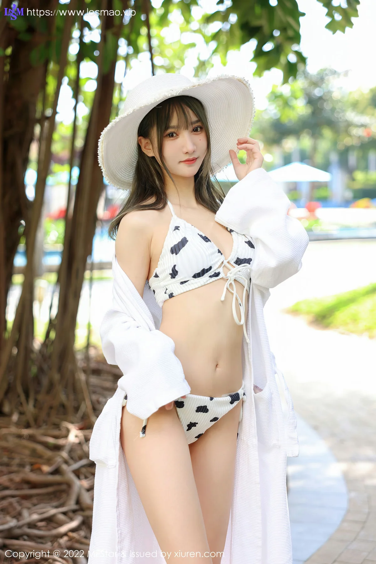 MFStar 模范学院 Vol.548 泳池外拍 小果冻儿 三亚旅拍22 - 7