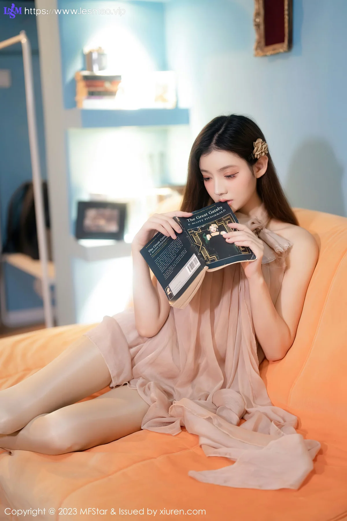 MFStar 模范学院 Vol.603 加朵babe 露肩连衣短裙性感写真 - 5