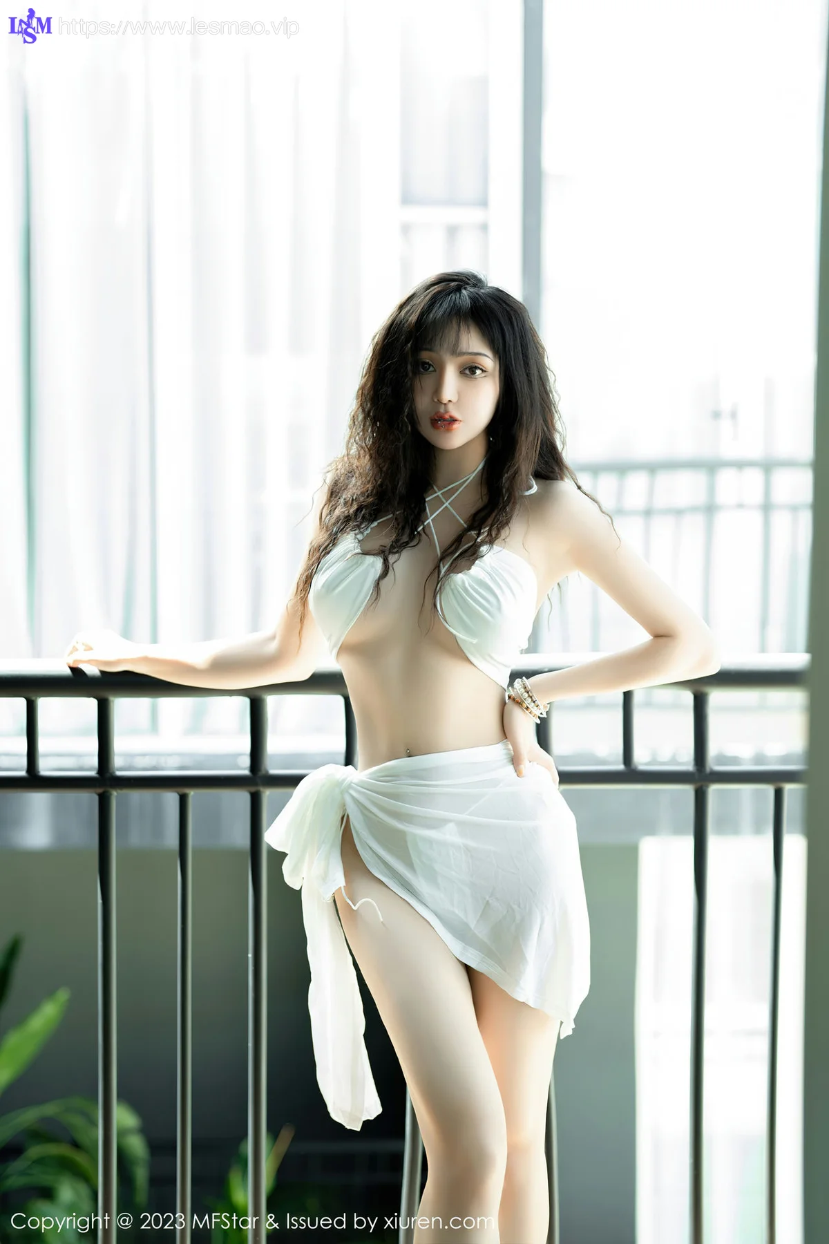 MFStar 模范学院 Vol.617 文静儿 魅惑动人白色服饰写真 - 10